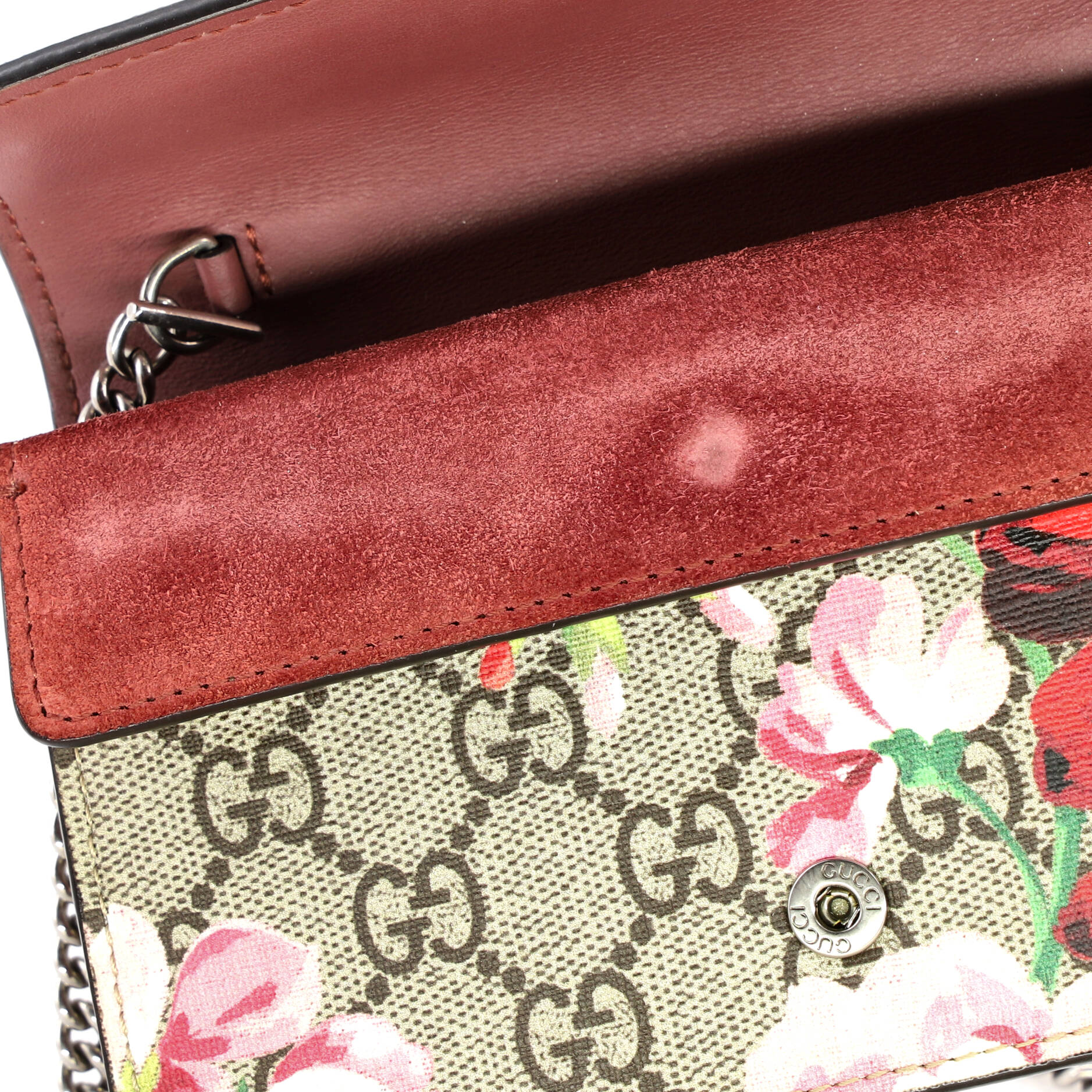 Dionysus Bag Blooms Print GG Coated Canvas Super Mini
