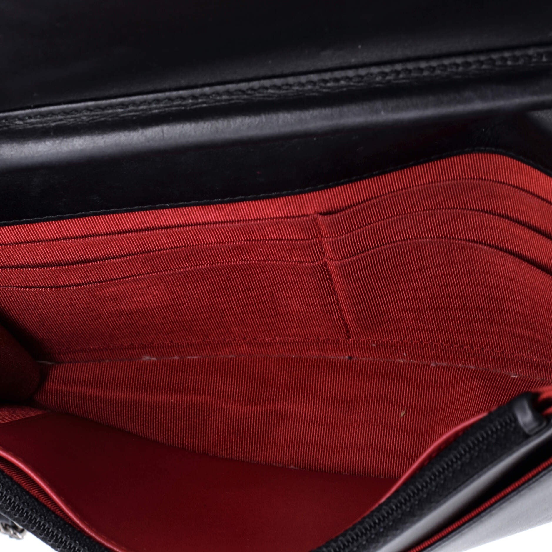 Gabrielle Wallet on Chain Quilted Aged Calfskin