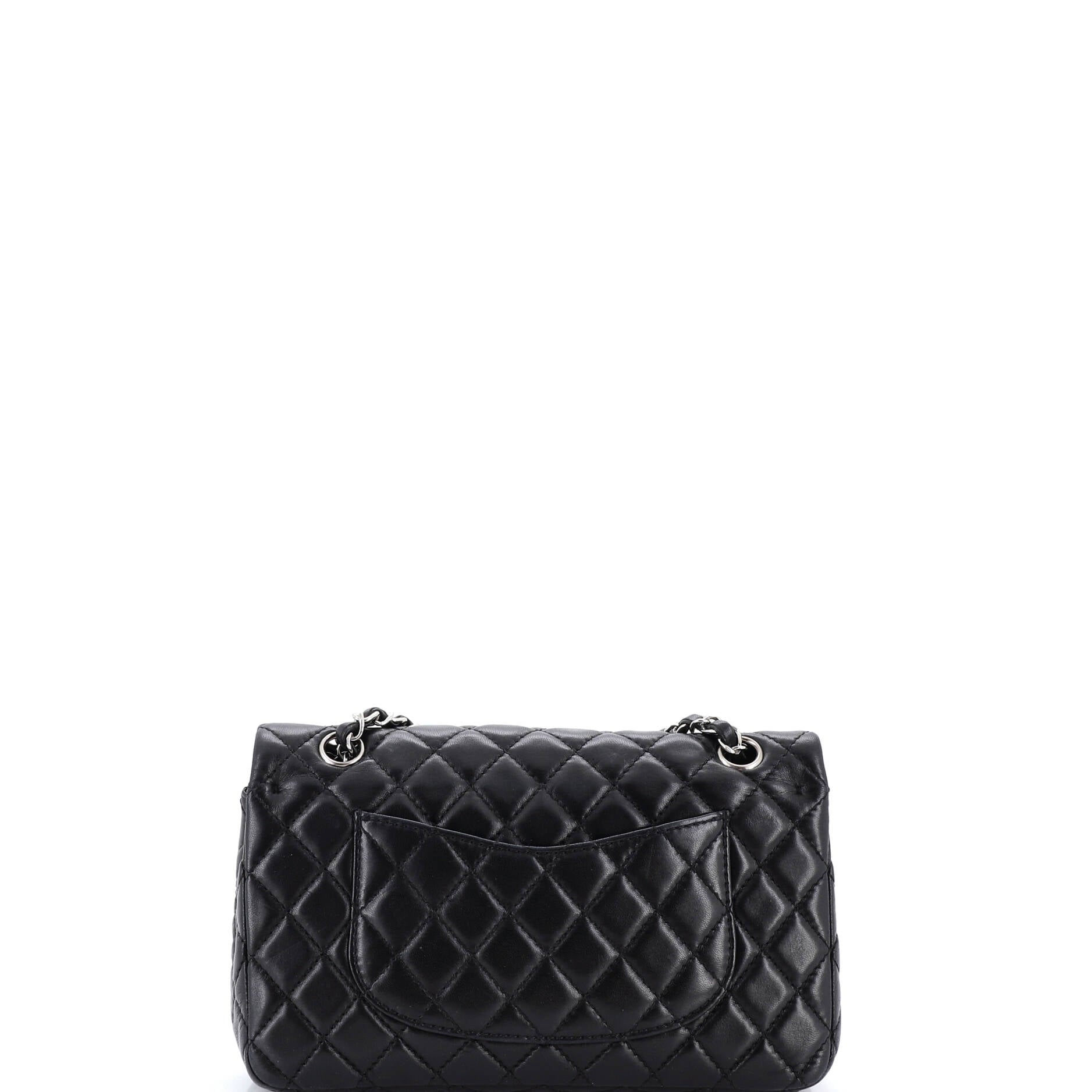 Vintage Classic Double Flap Bag Quilted Lambskin Medium