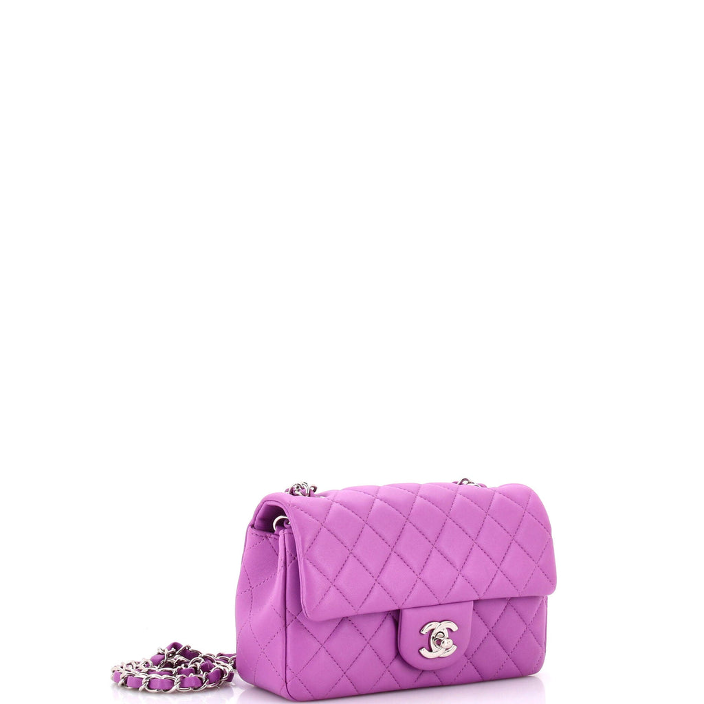 Classic Single Flap Bag Quilted Lambskin Mini