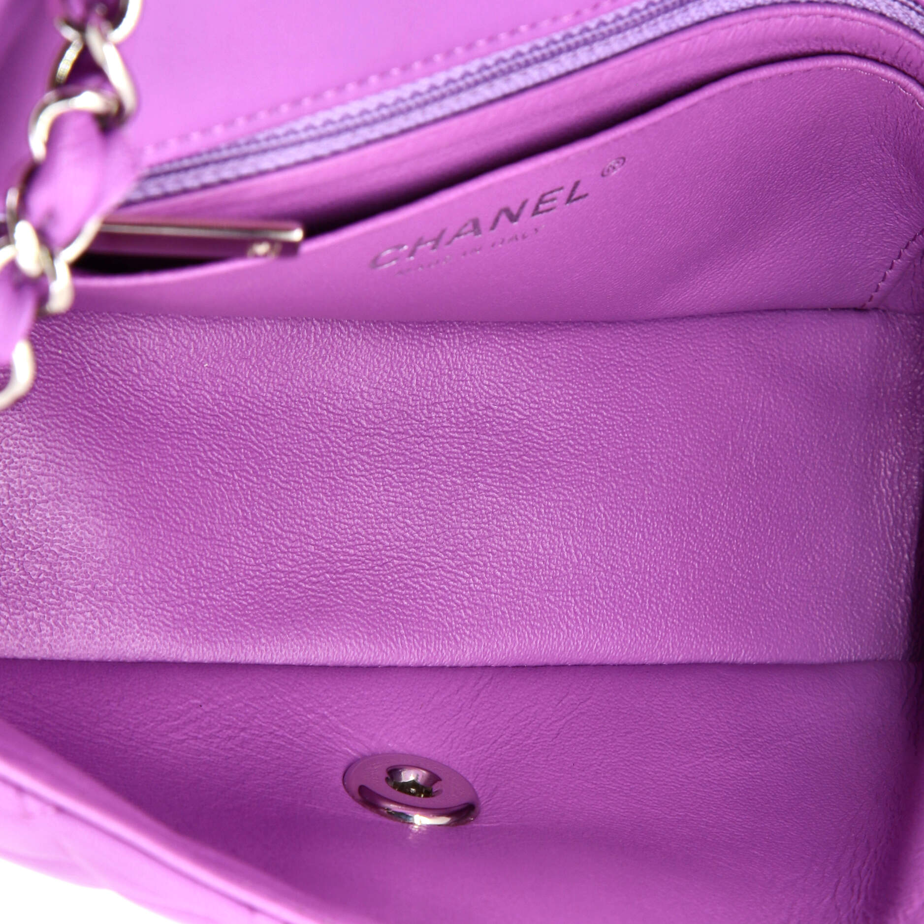 Classic Single Flap Bag Quilted Lambskin Mini