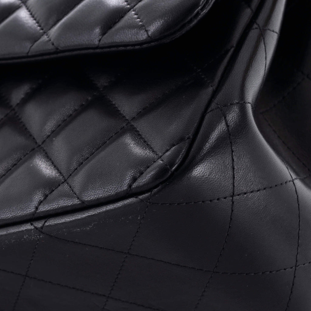 Classic Double Flap Bag Quilted Lambskin Jumbo