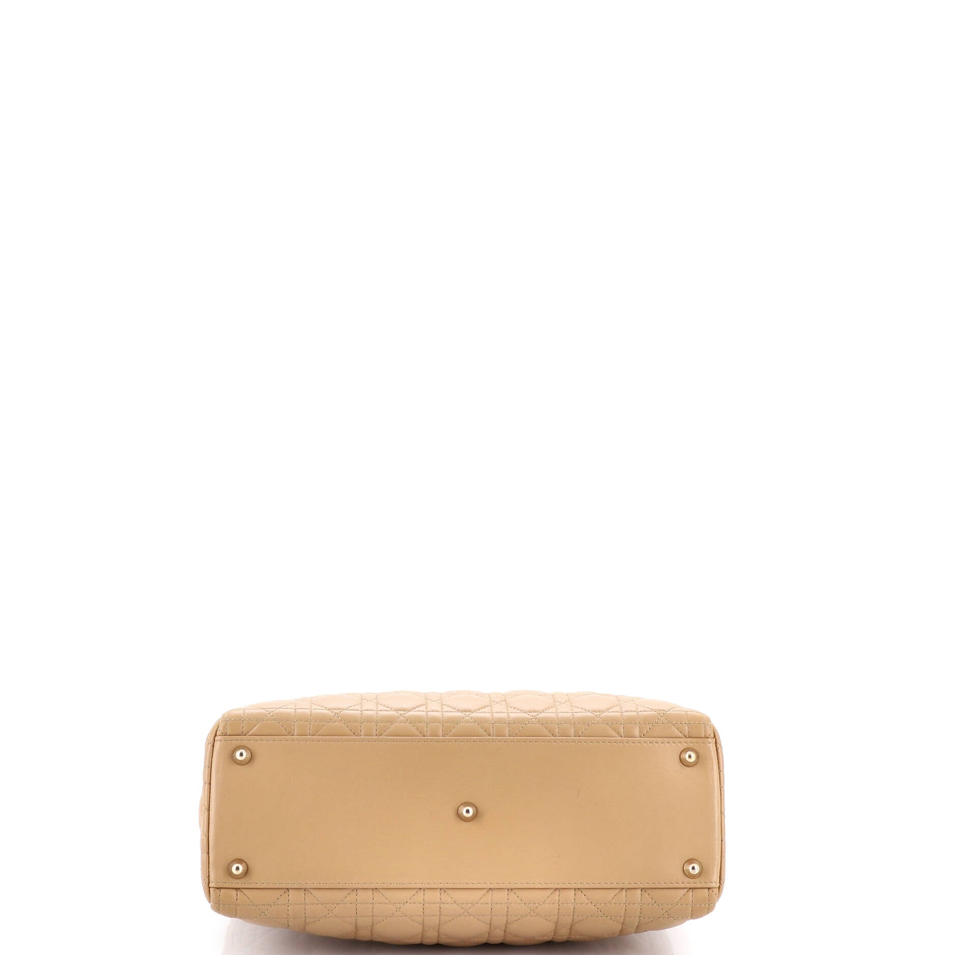 Lady Dior Bag Cannage Quilt Lambskin Large