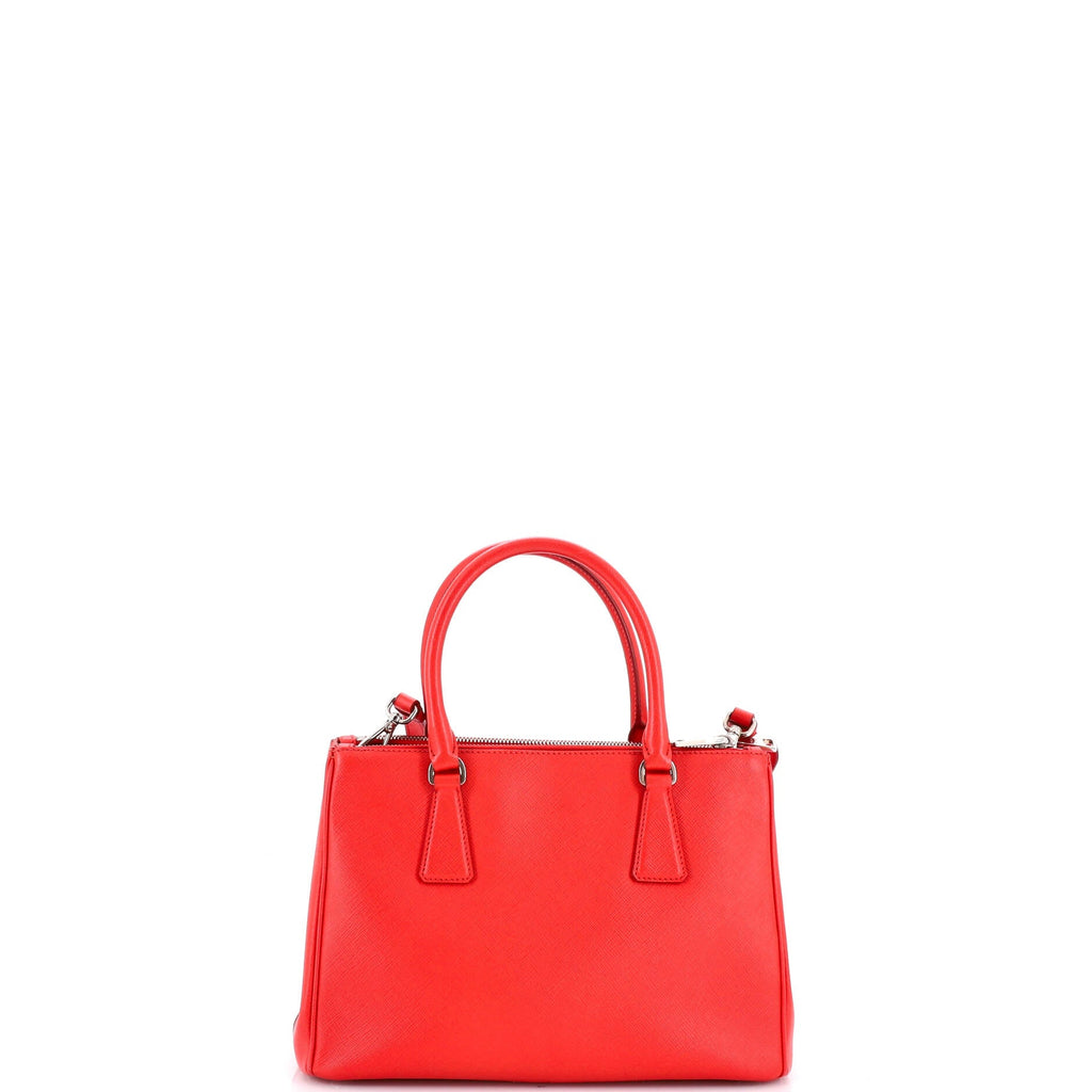 Galleria Double Zip Tote Saffiano Leather Small