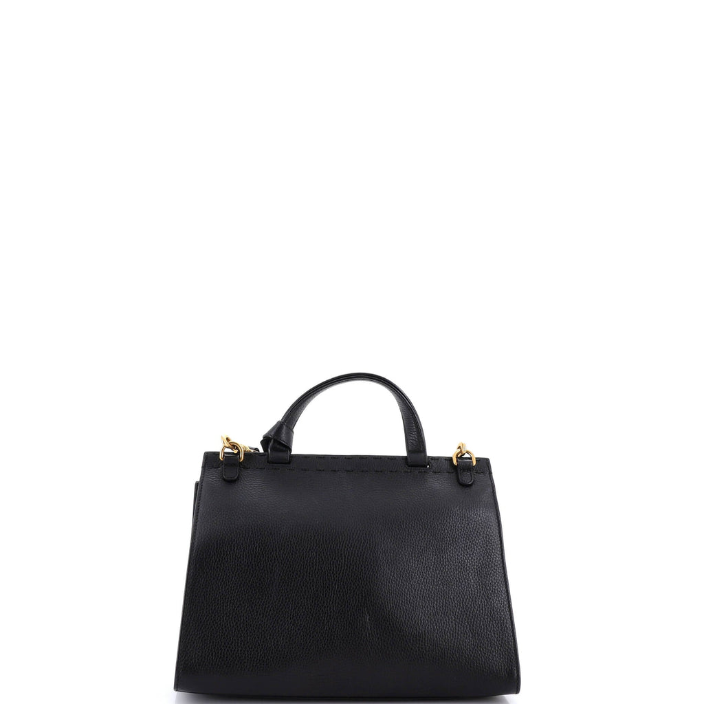 GG Marmont Top Handle Bag Leather Small
