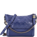 Gabrielle Hobo Quilted Goatskin and Patent Medium