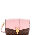 Clapton Handbag Damier and Leather PM