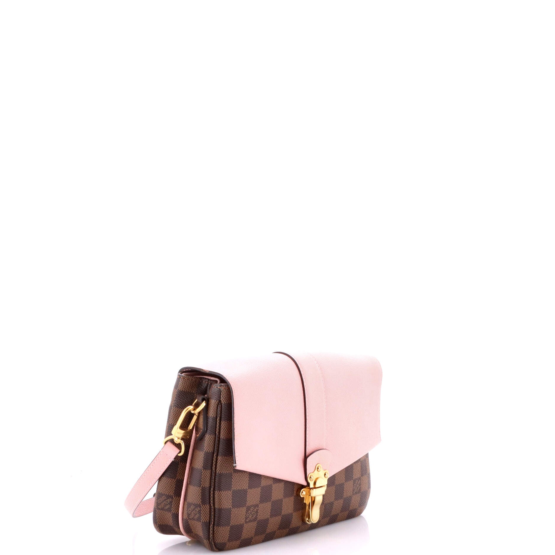 Clapton Handbag Damier and Leather PM