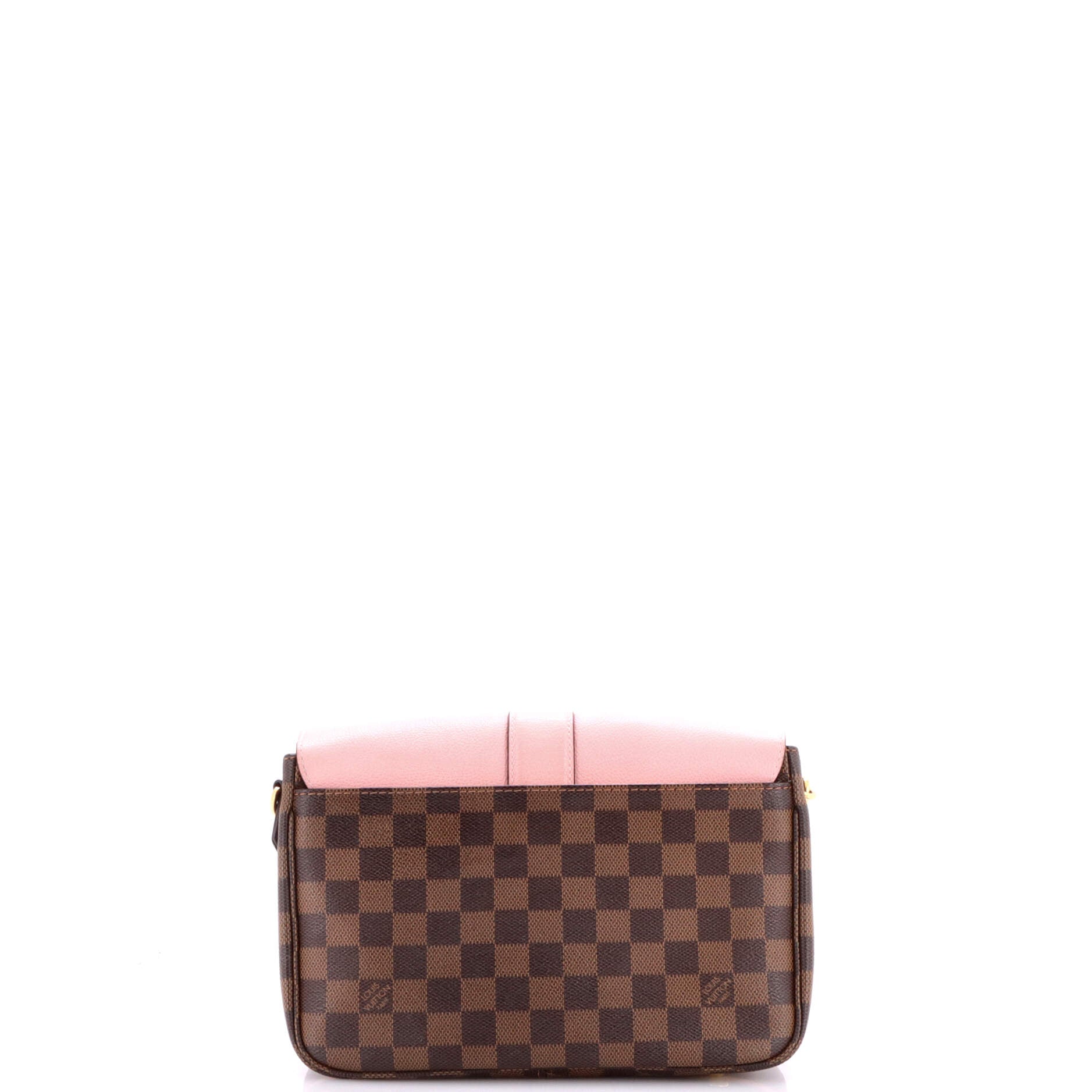 Clapton Handbag Damier and Leather PM
