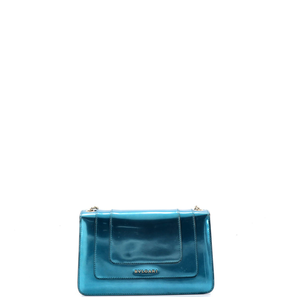 Serpenti Forever Shoulder Bag Metallic Leather Small