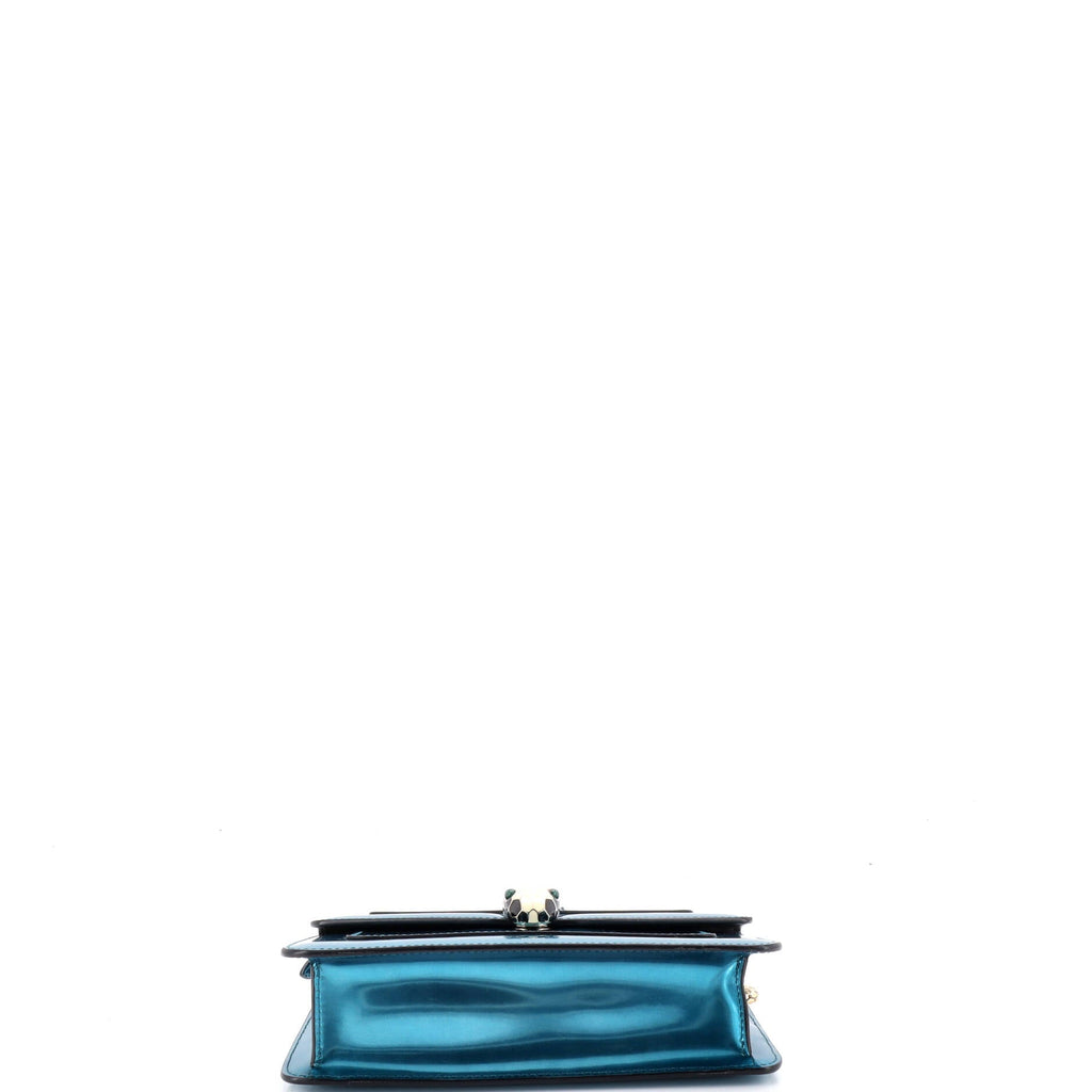 Serpenti Forever Shoulder Bag Metallic Leather Small