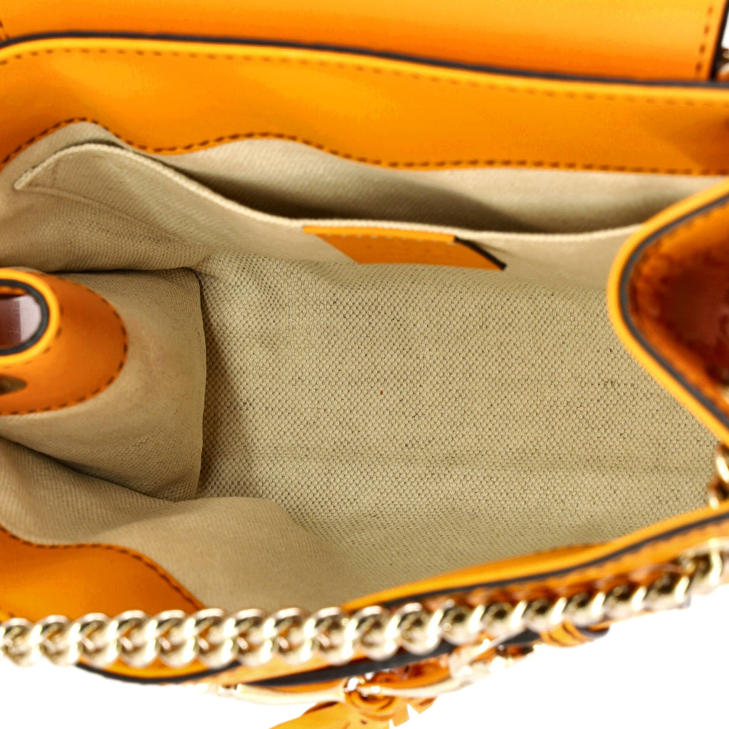 Emily Chain Flap Shoulder Bag Guccissima Leather Small