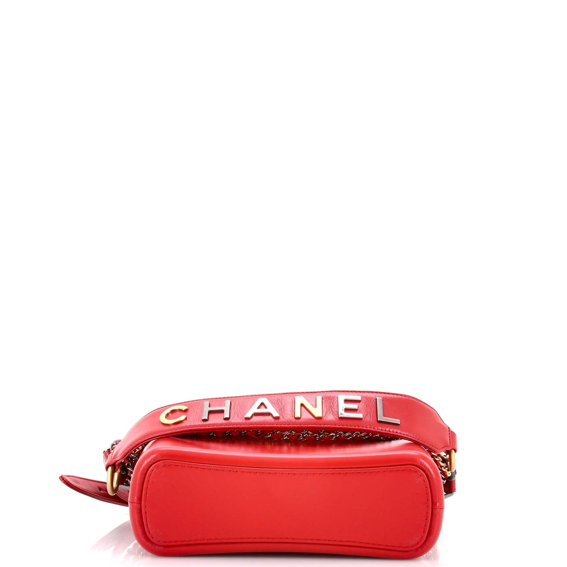 Gabrielle Hobo with Logo Handle Quilted Aged Calfskin Medium