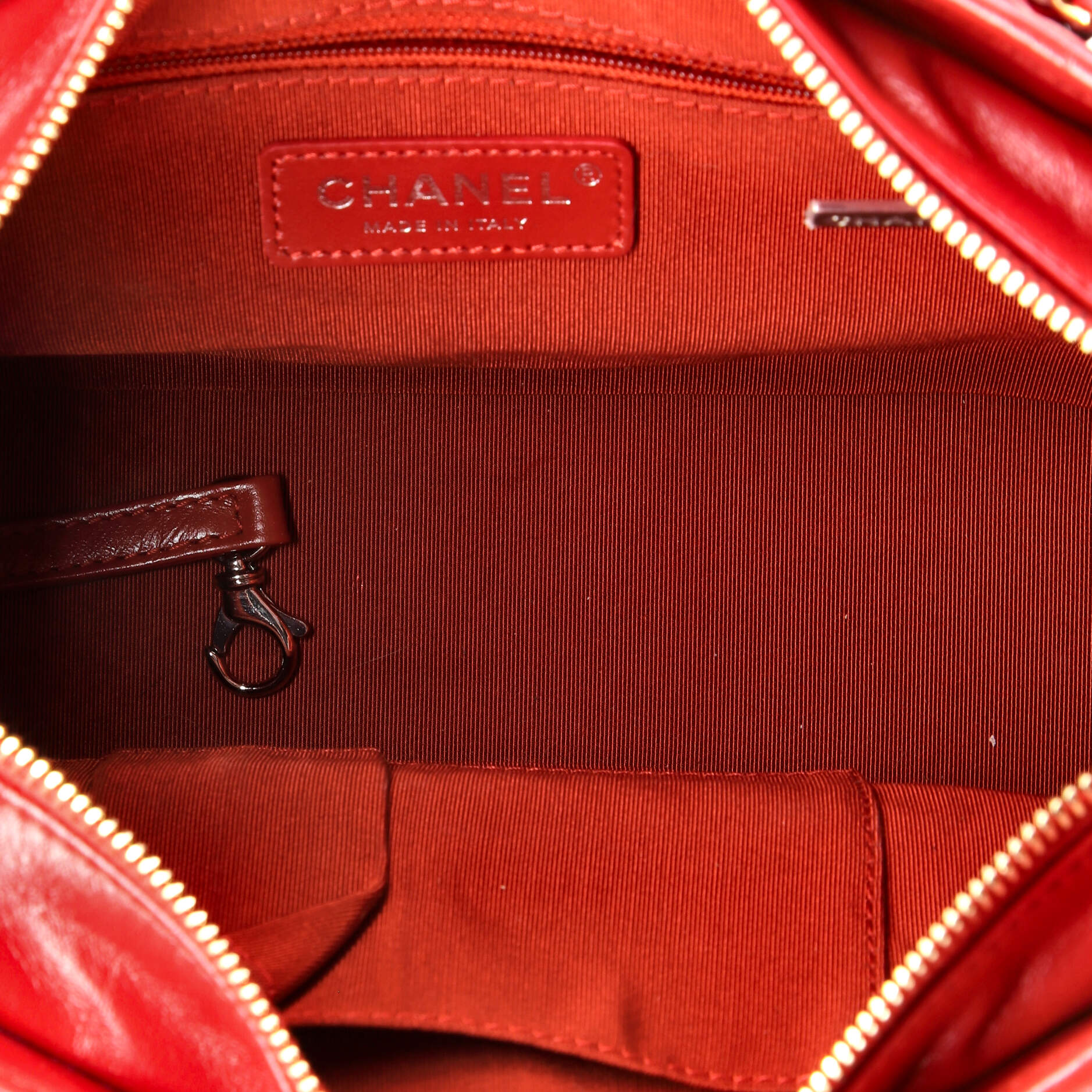 Gabrielle Hobo with Logo Handle Quilted Aged Calfskin Medium