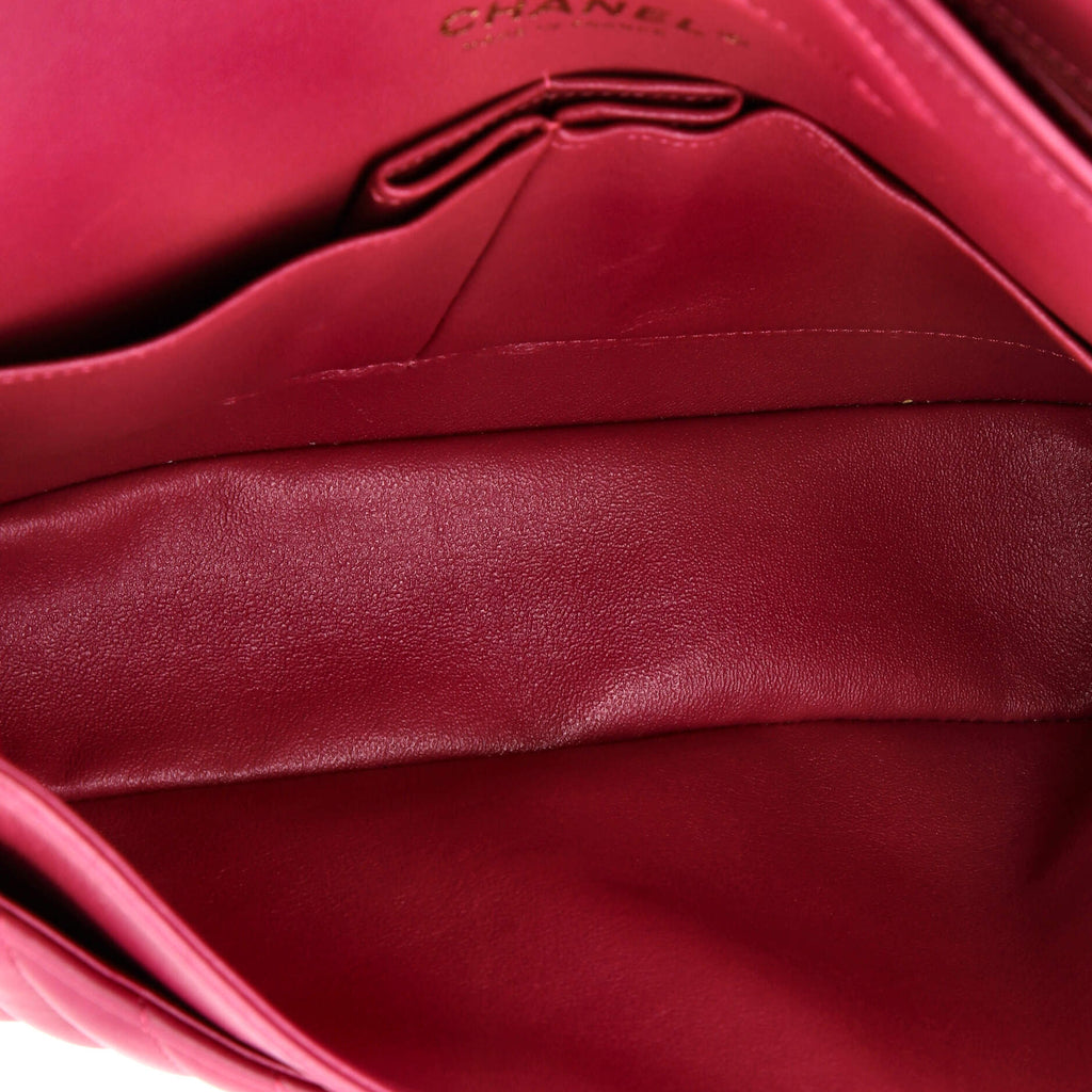 Classic Double Flap Bag Chevron Lambskin Medium