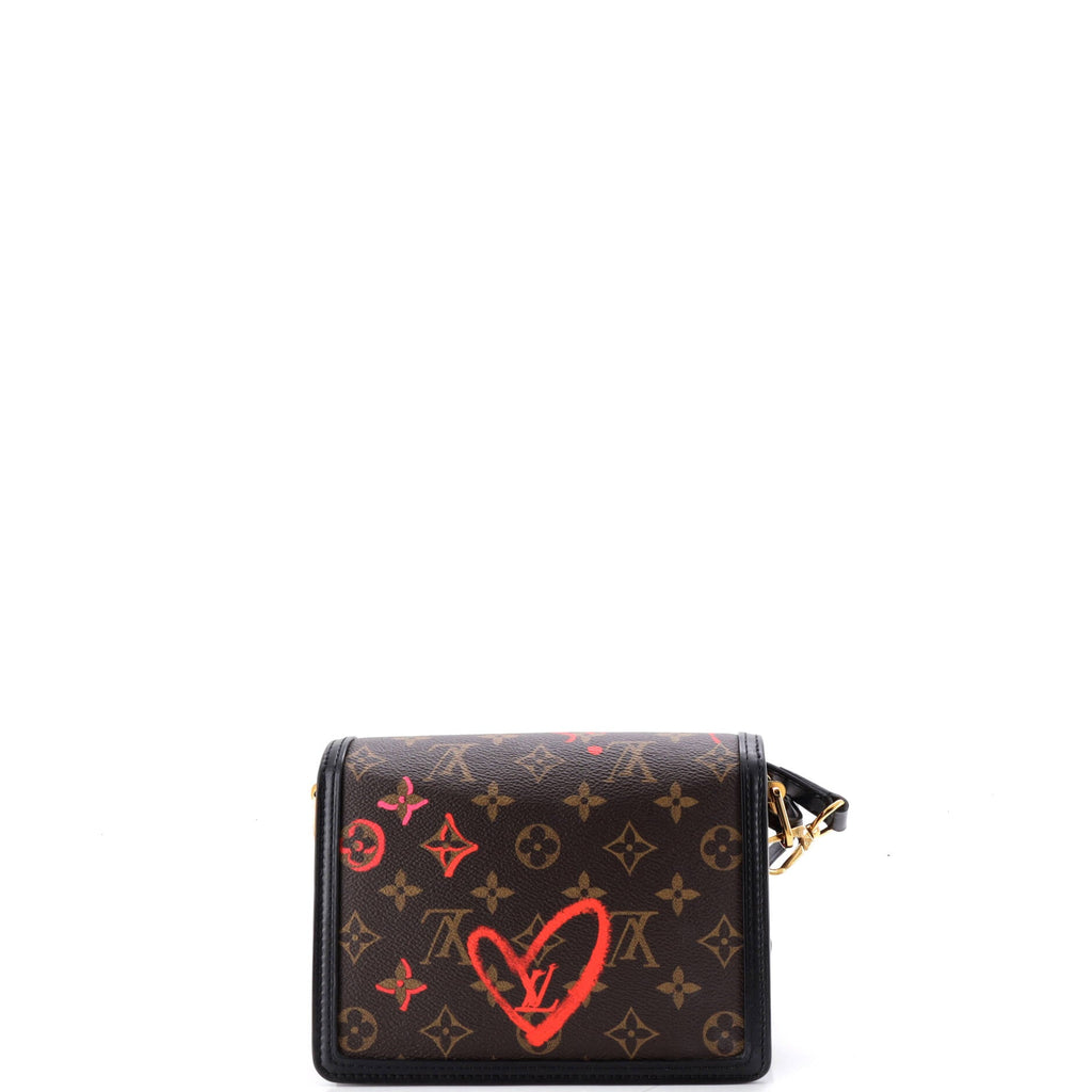 Dauphine Shoulder Bag Limited Edition Fall in Love Monogram Canvas Mini