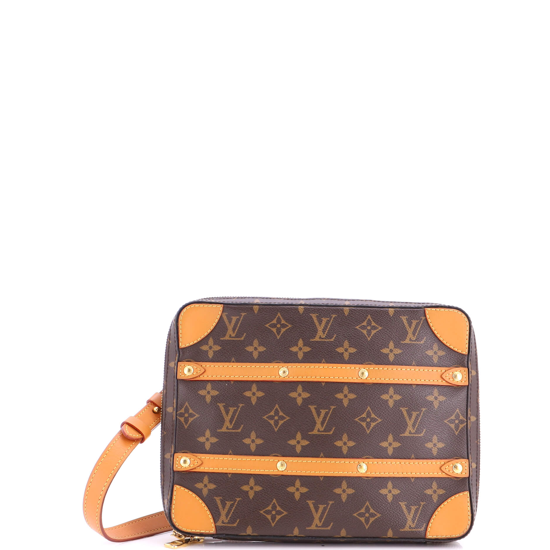 Soft Trunk Messenger Bag Monogram Canvas PM