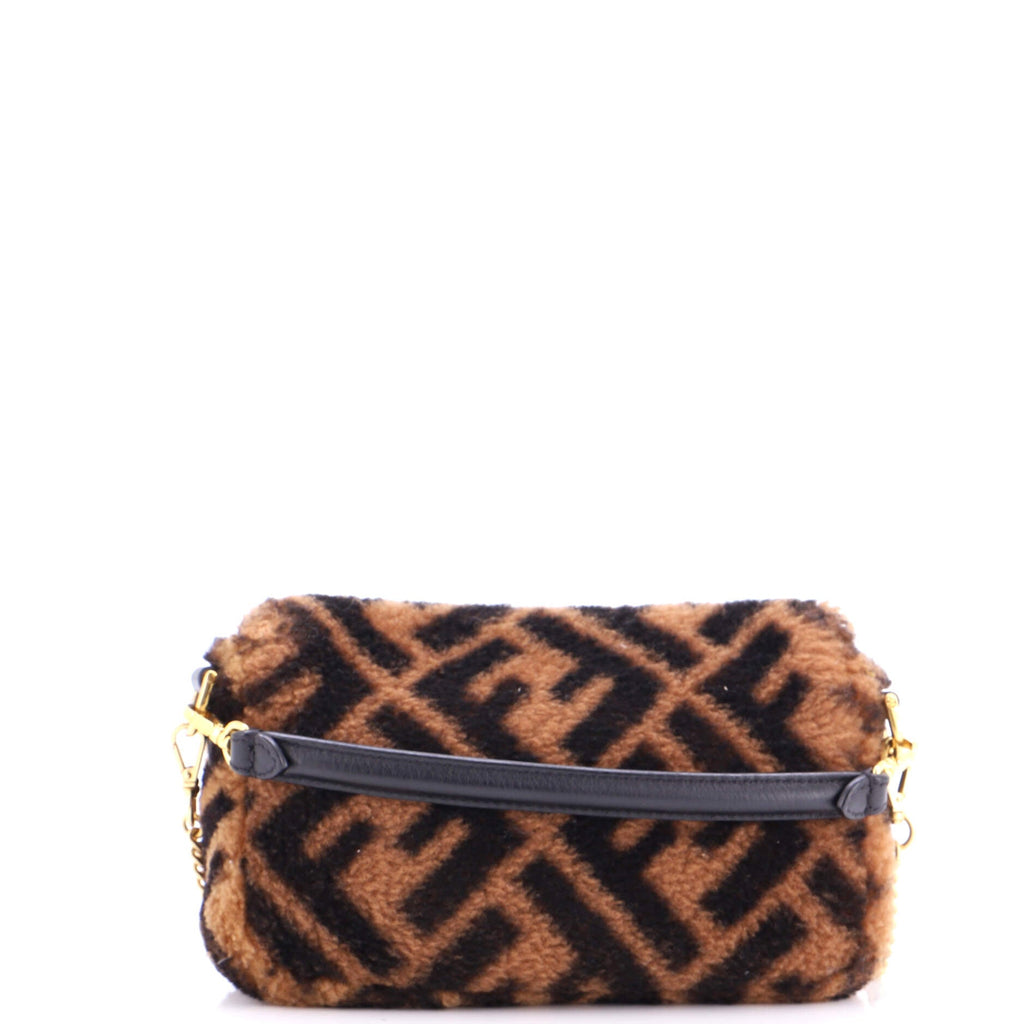 Baguette NM Bag Zucca Shearling Mini
