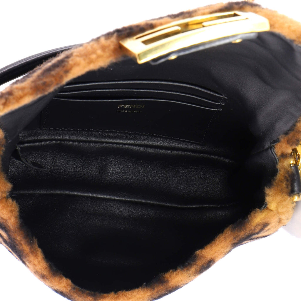 Baguette NM Bag Zucca Shearling Mini