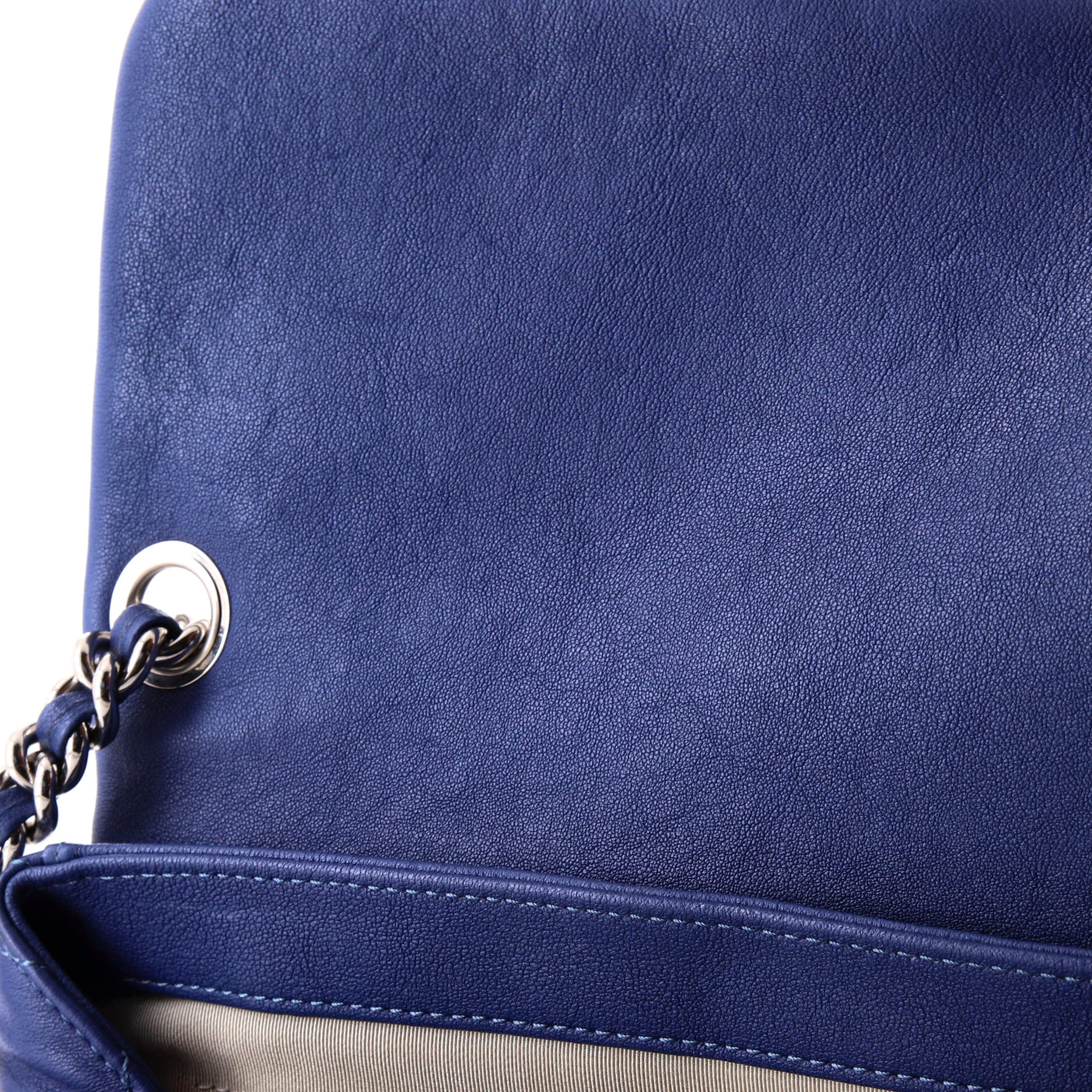 Chain Around Flap Bag Quilted Leather Medium