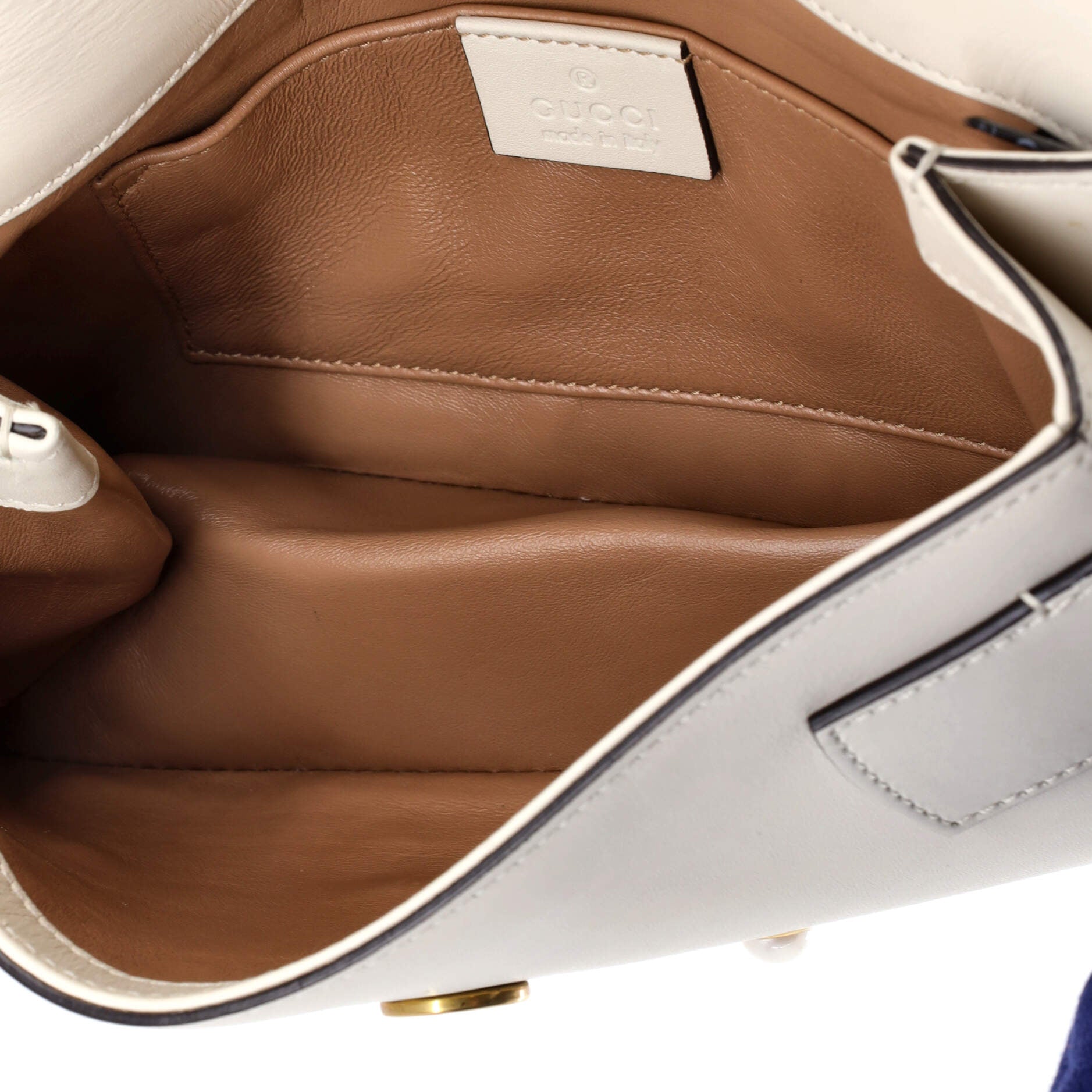 Broadway Pearly Bee Shoulder Bag Embellished Leather Mini