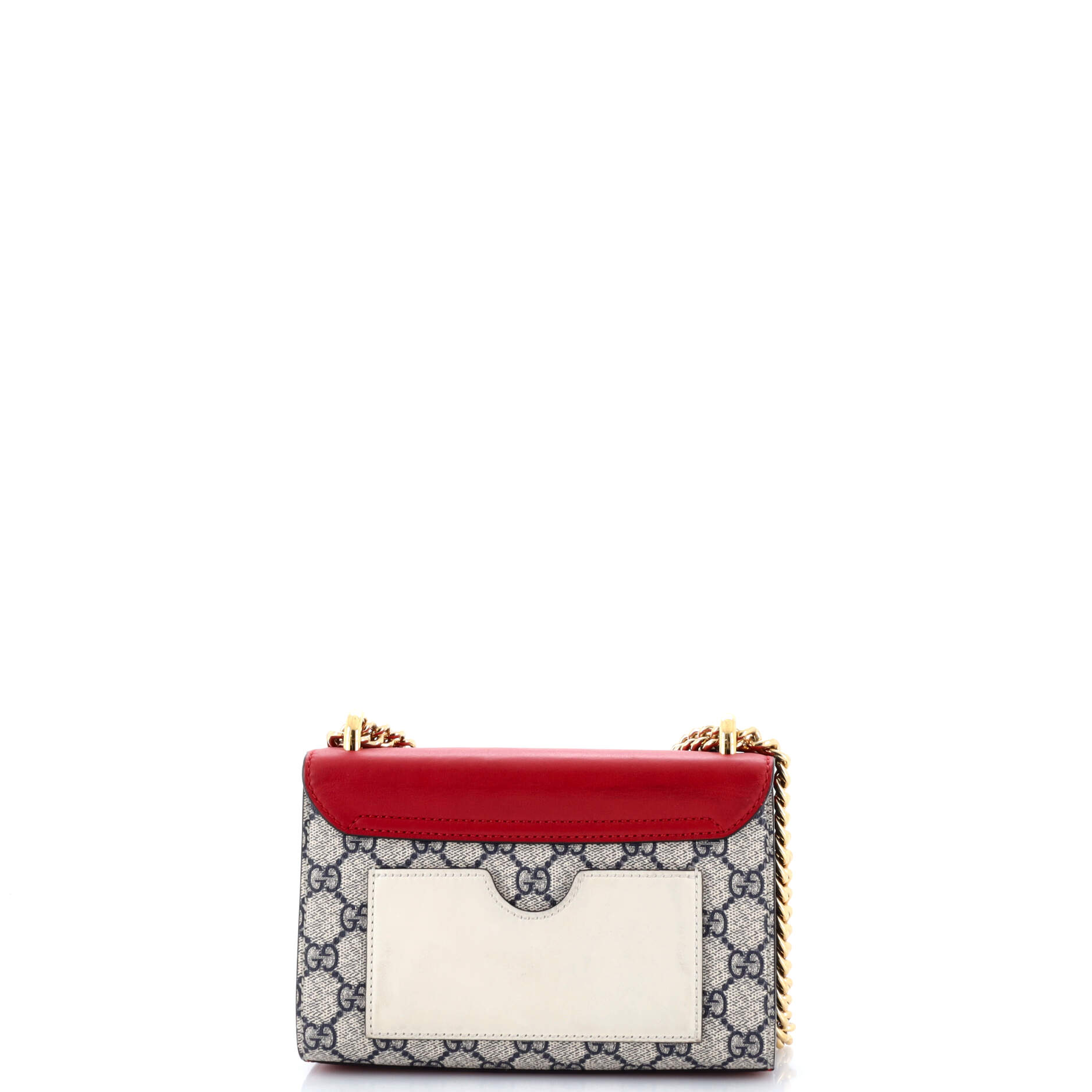Padlock Shoulder Bag GG Coated Canvas and Leather Small