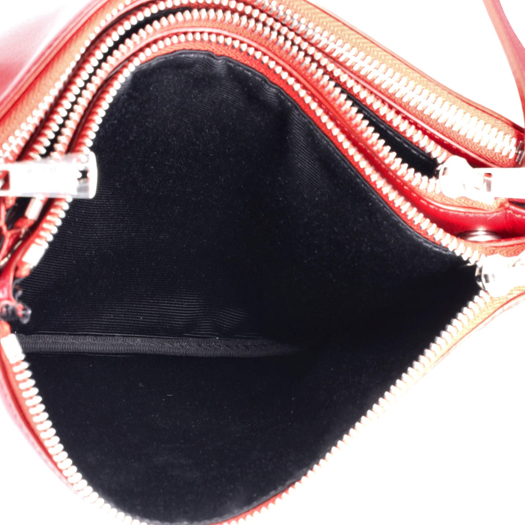 Trio Crossbody Bag Leather Small