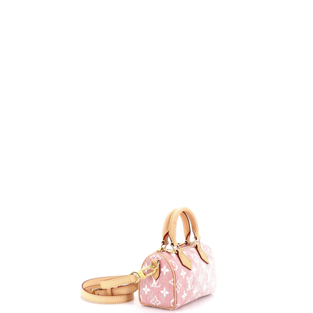 Speedy Bandouliere NM Bag Monogram Jacquard Denim Nano
