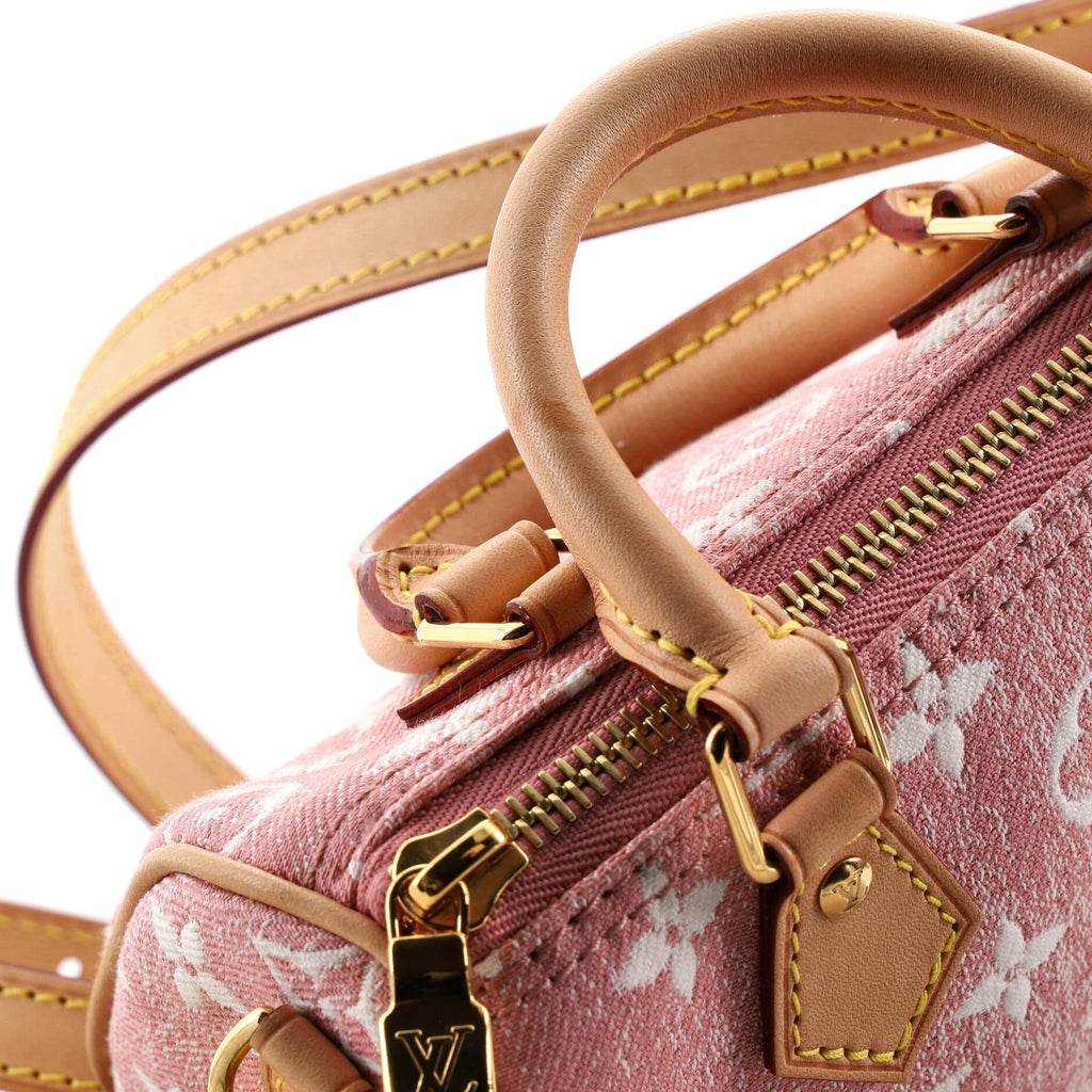 Speedy Bandouliere NM Bag Monogram Jacquard Denim Nano