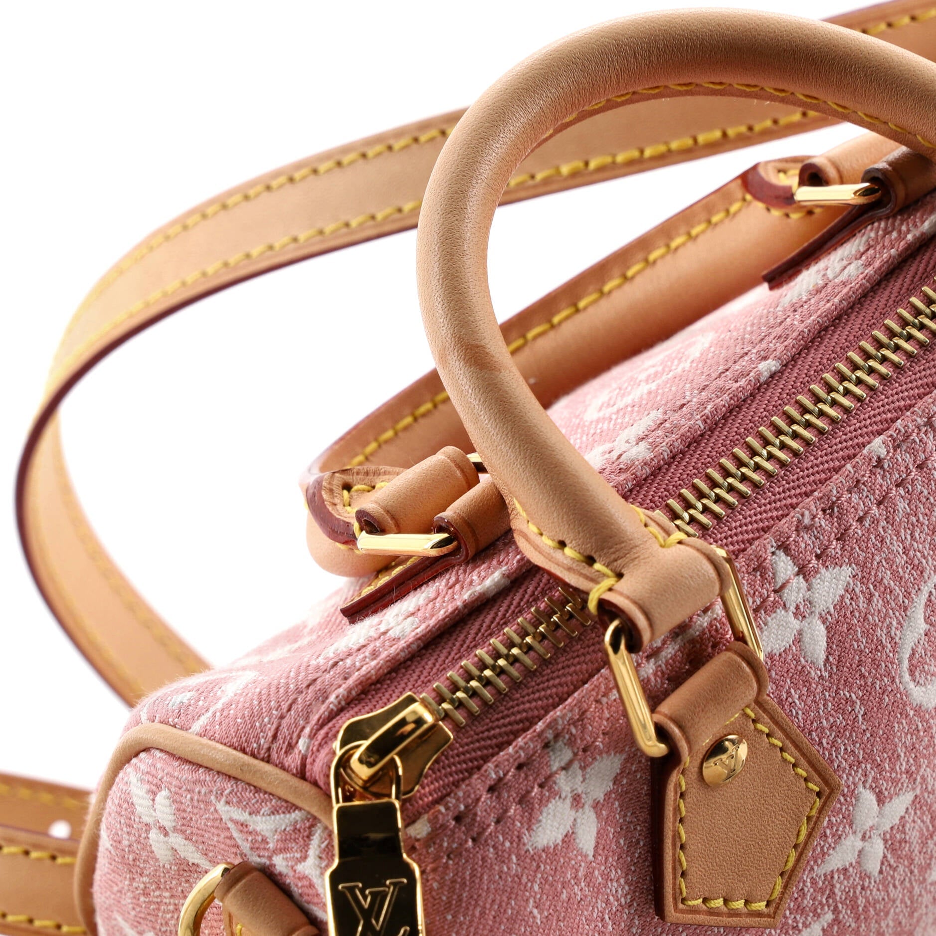 Speedy Bandouliere NM Bag Monogram Jacquard Denim Nano