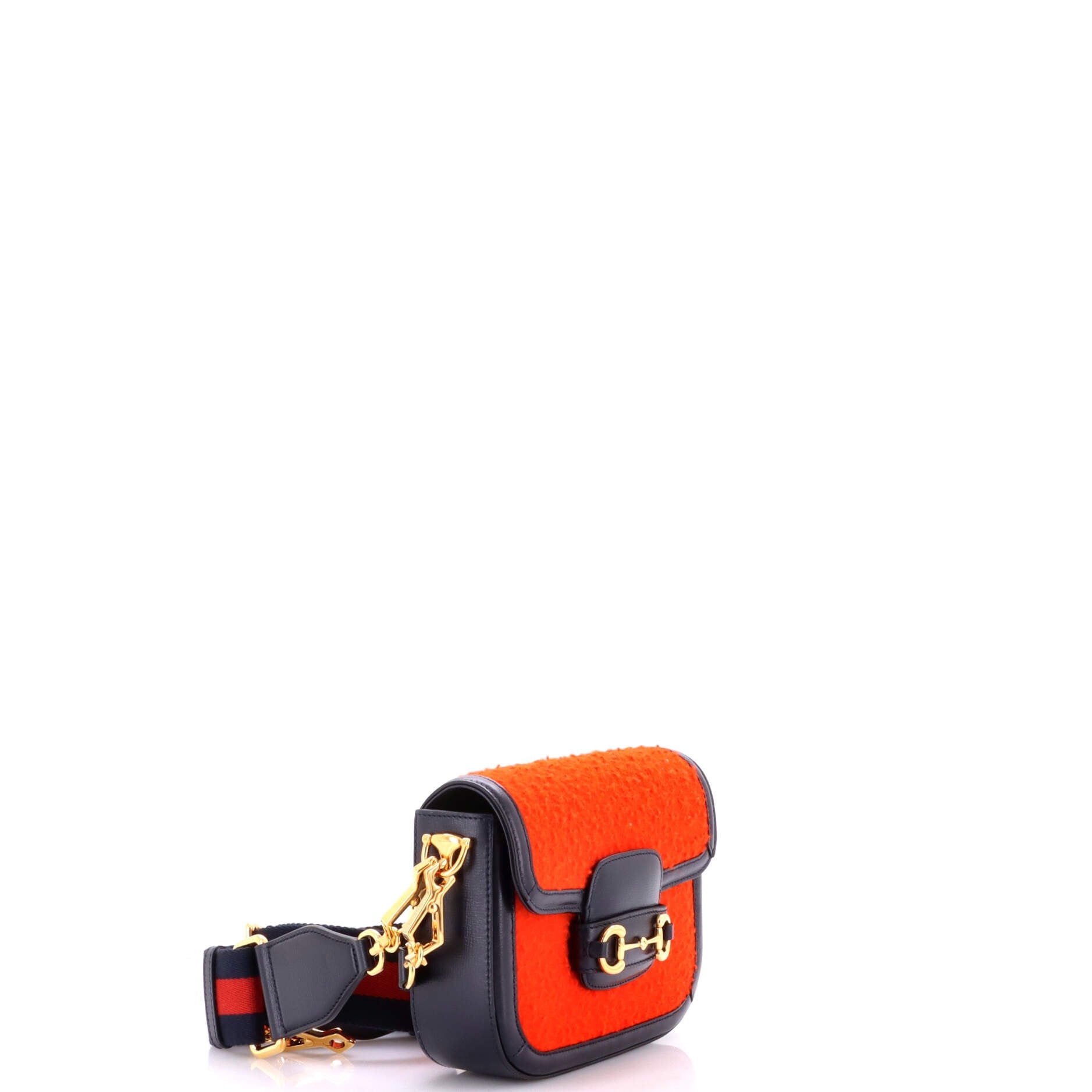 Horsebit 1955 Shoulder Bag Wool Mini