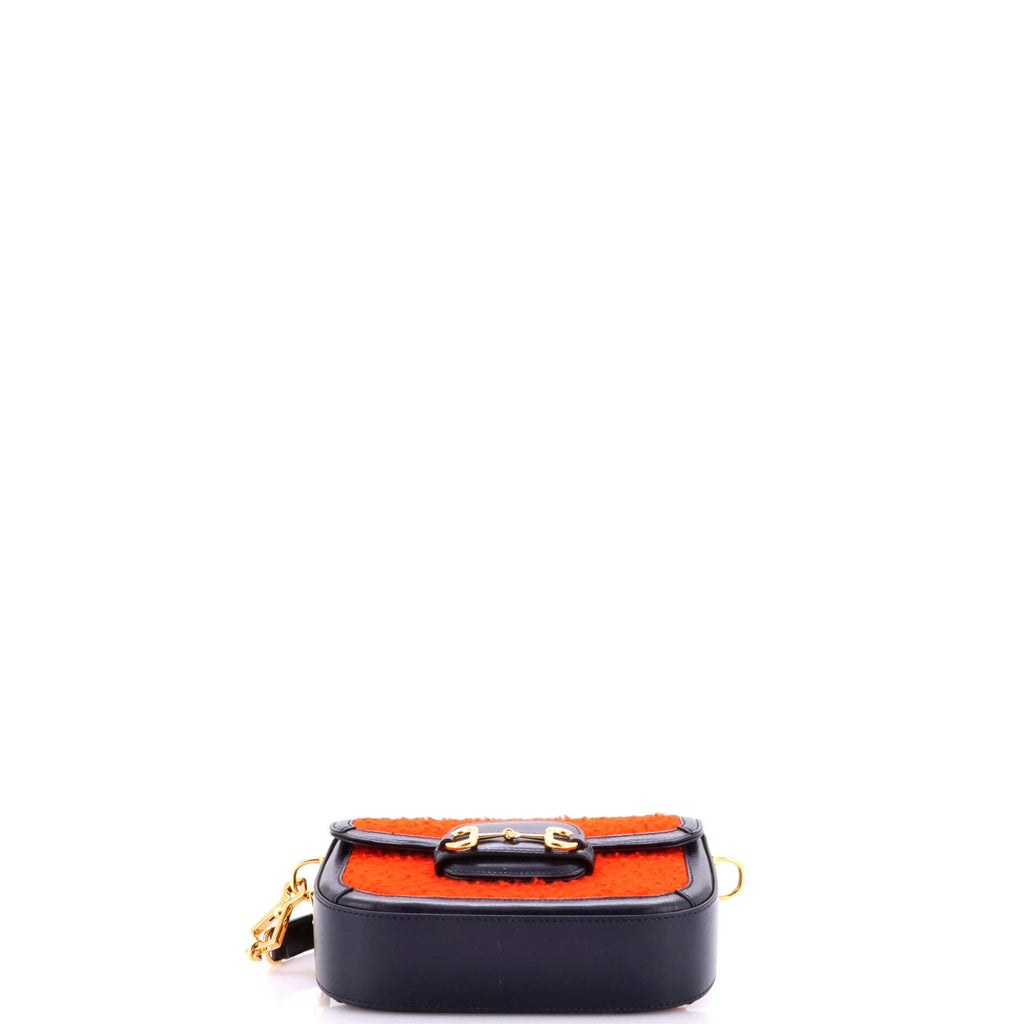 Horsebit 1955 Shoulder Bag Wool Mini