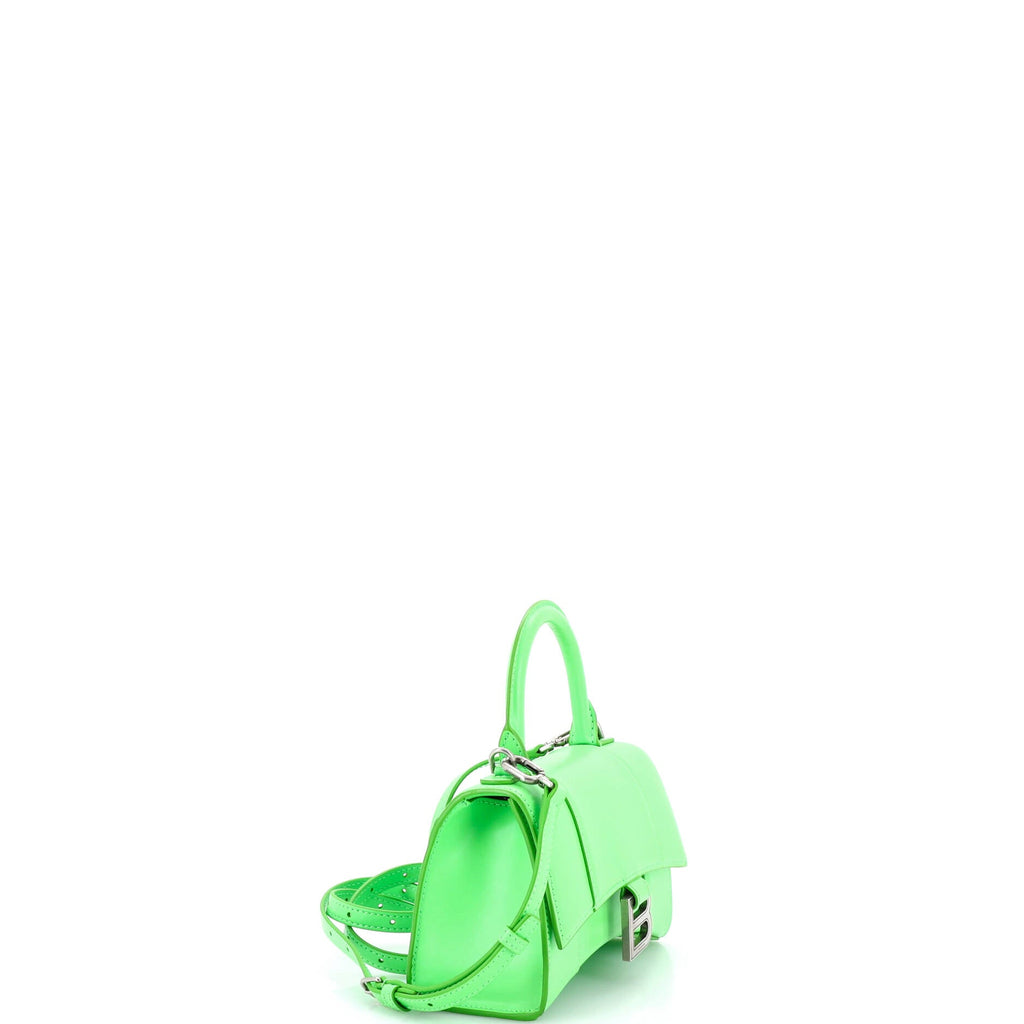 Hourglass Top Handle Bag Leather XS