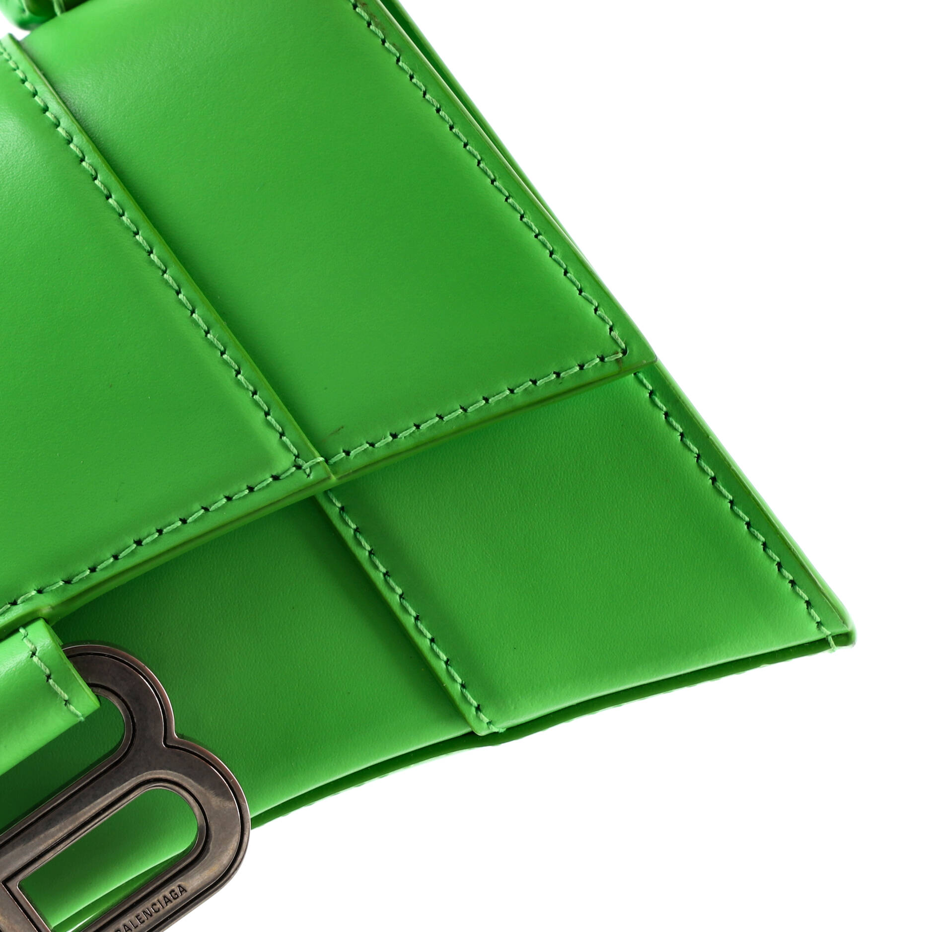 Hourglass Top Handle Bag Leather XS