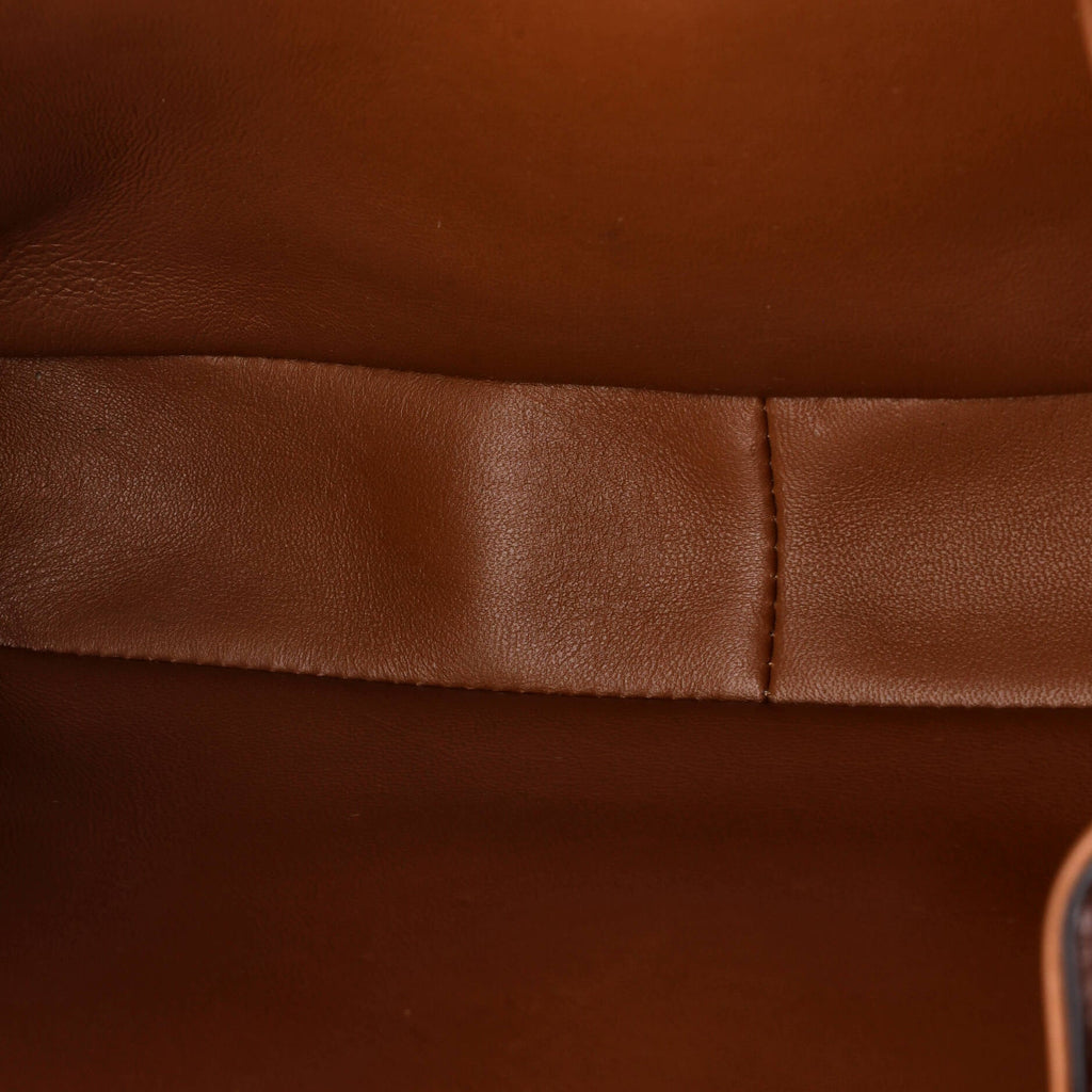 Triomphe Shoulder Bag Canvas with Leather Medium
