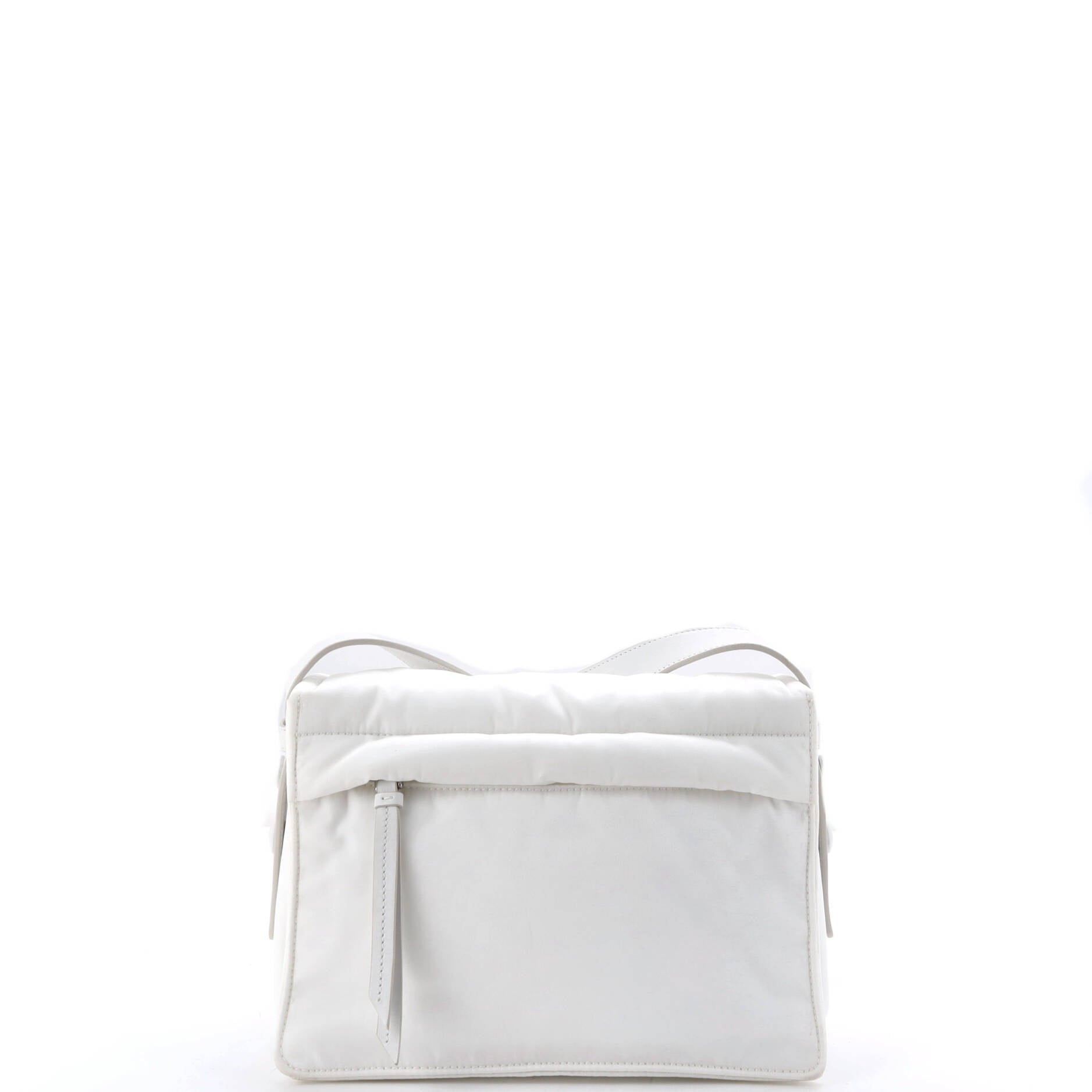 Padded Flap Shoulder Bag Re-Nylon Small