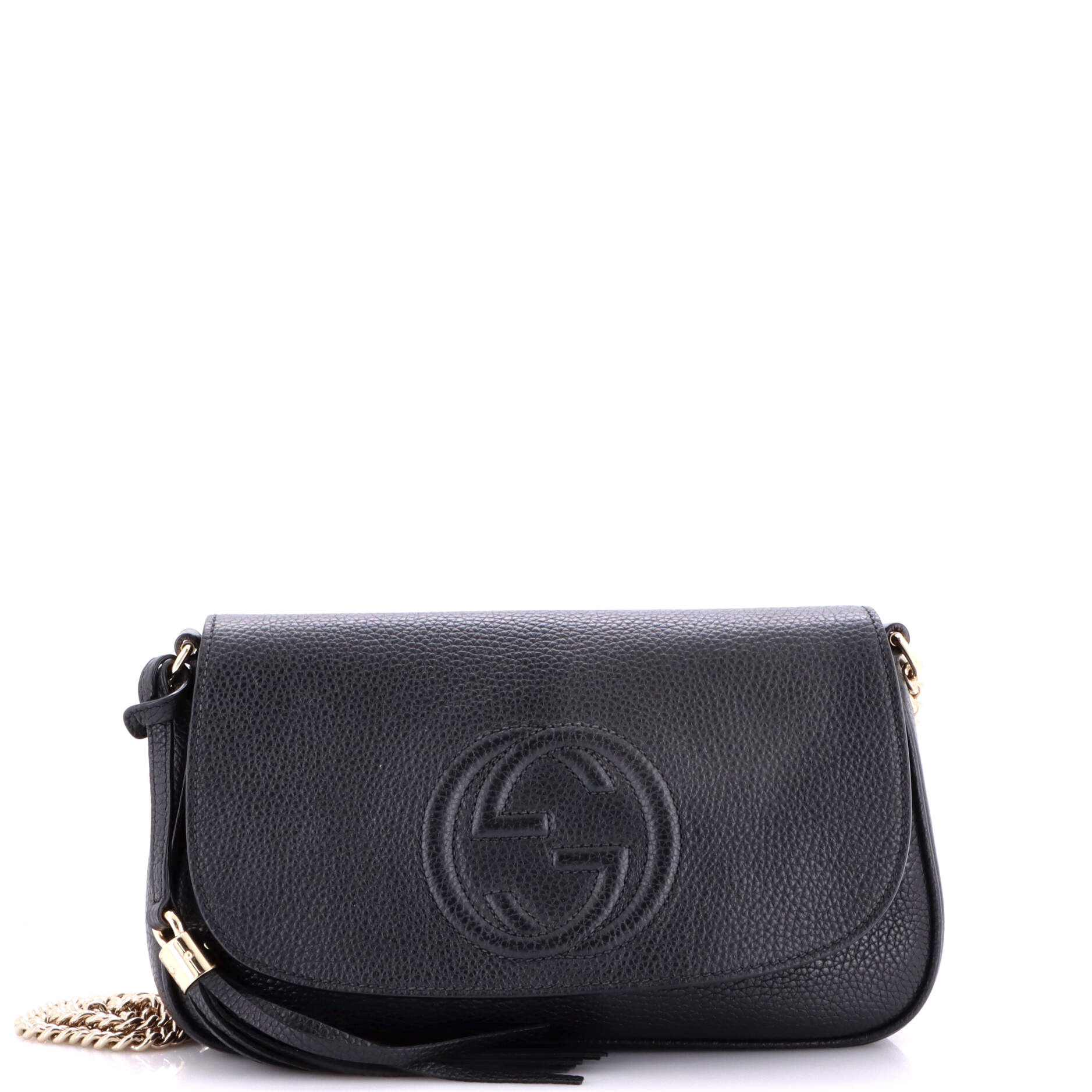 Soho Chain Crossbody Bag Leather Medium