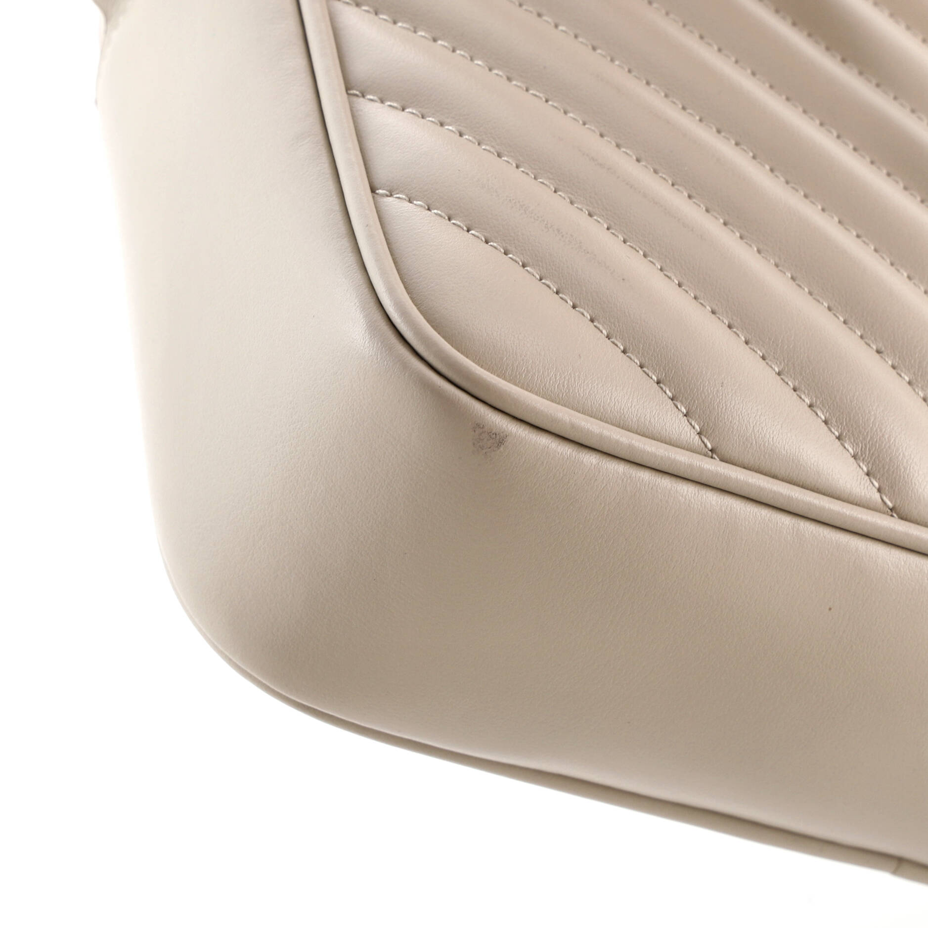 Lou Camera Bag Matelasse Chevron Leather Small