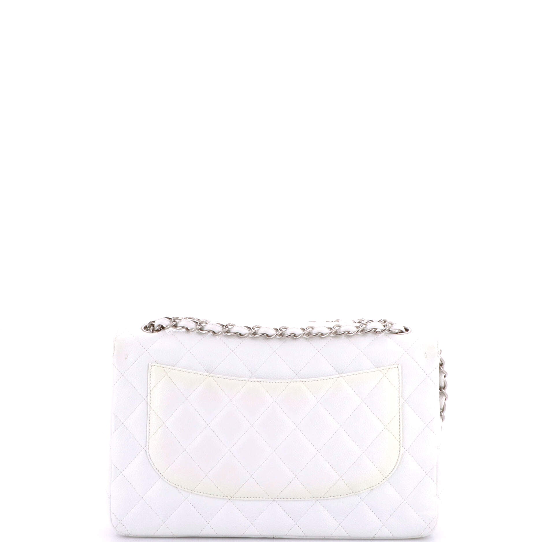 Vintage Classic Double Flap Bag Quilted Caviar Jumbo