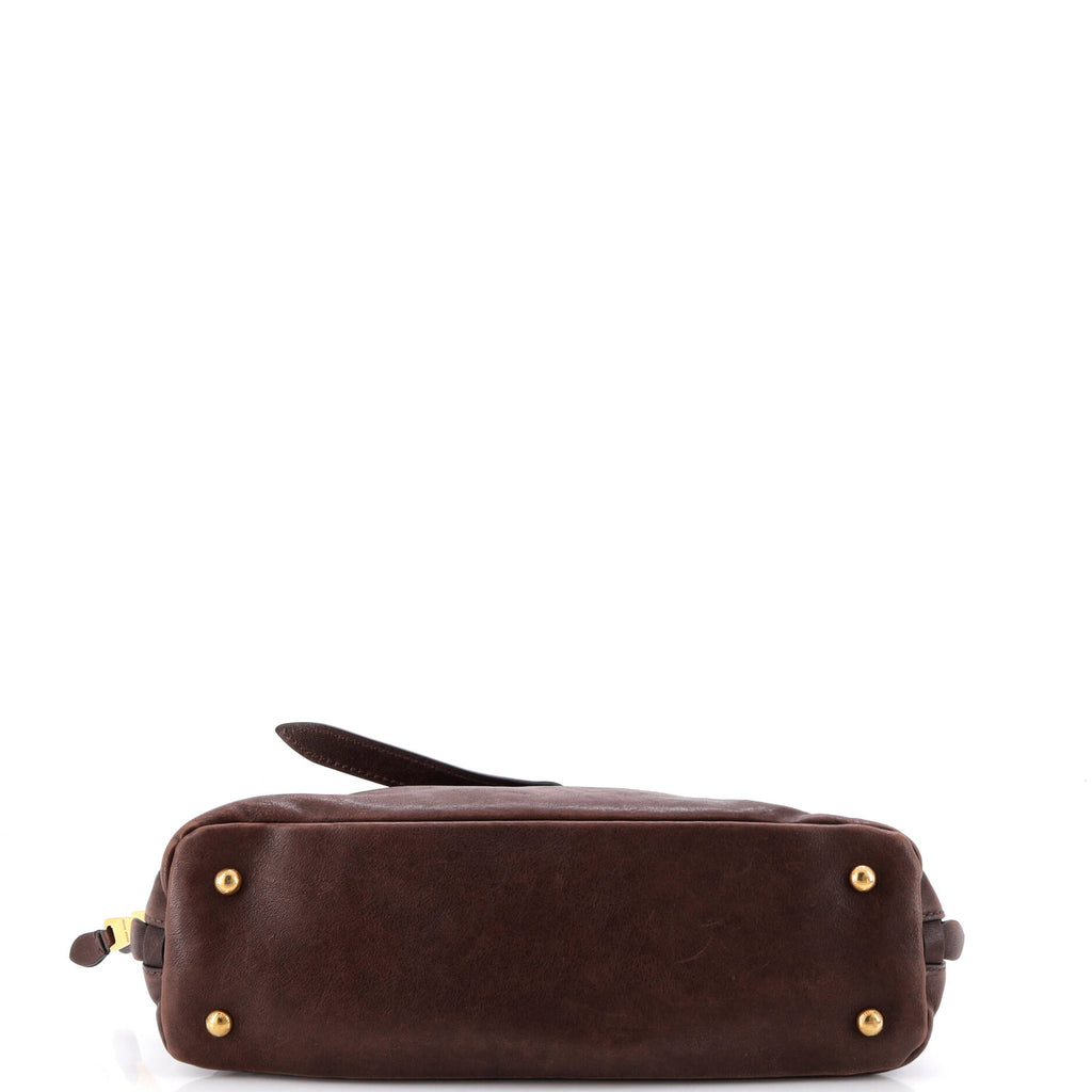 Aventure Top Handle Bag Leather Regular