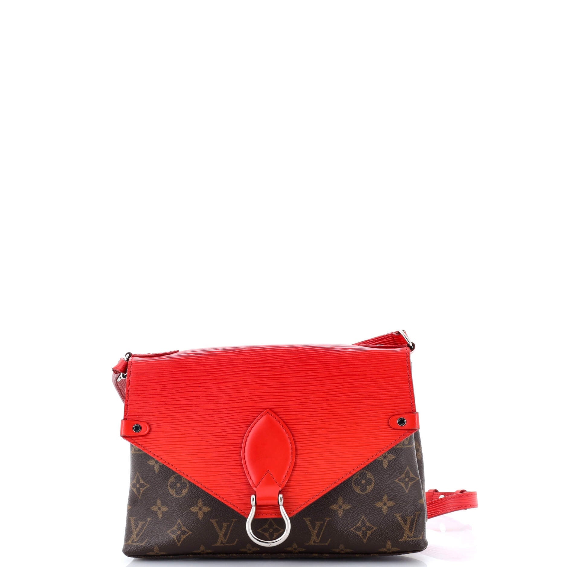 Saint Michel Handbag Monogram Canvas and Epi Leather