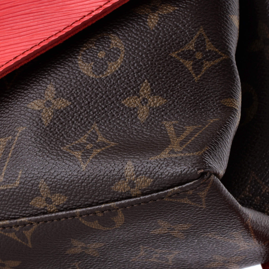 Saint Michel Handbag Monogram Canvas and Epi Leather