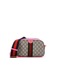 Ophidia Convertible Camera Bag GG Coated Canvas with Leather Small