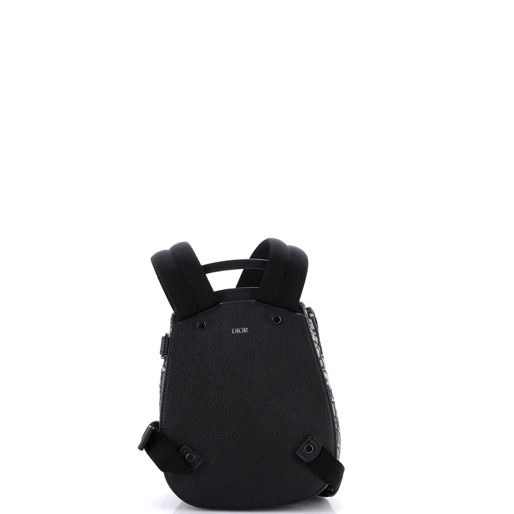 Saddle Backpack Oblique Canvas Mini