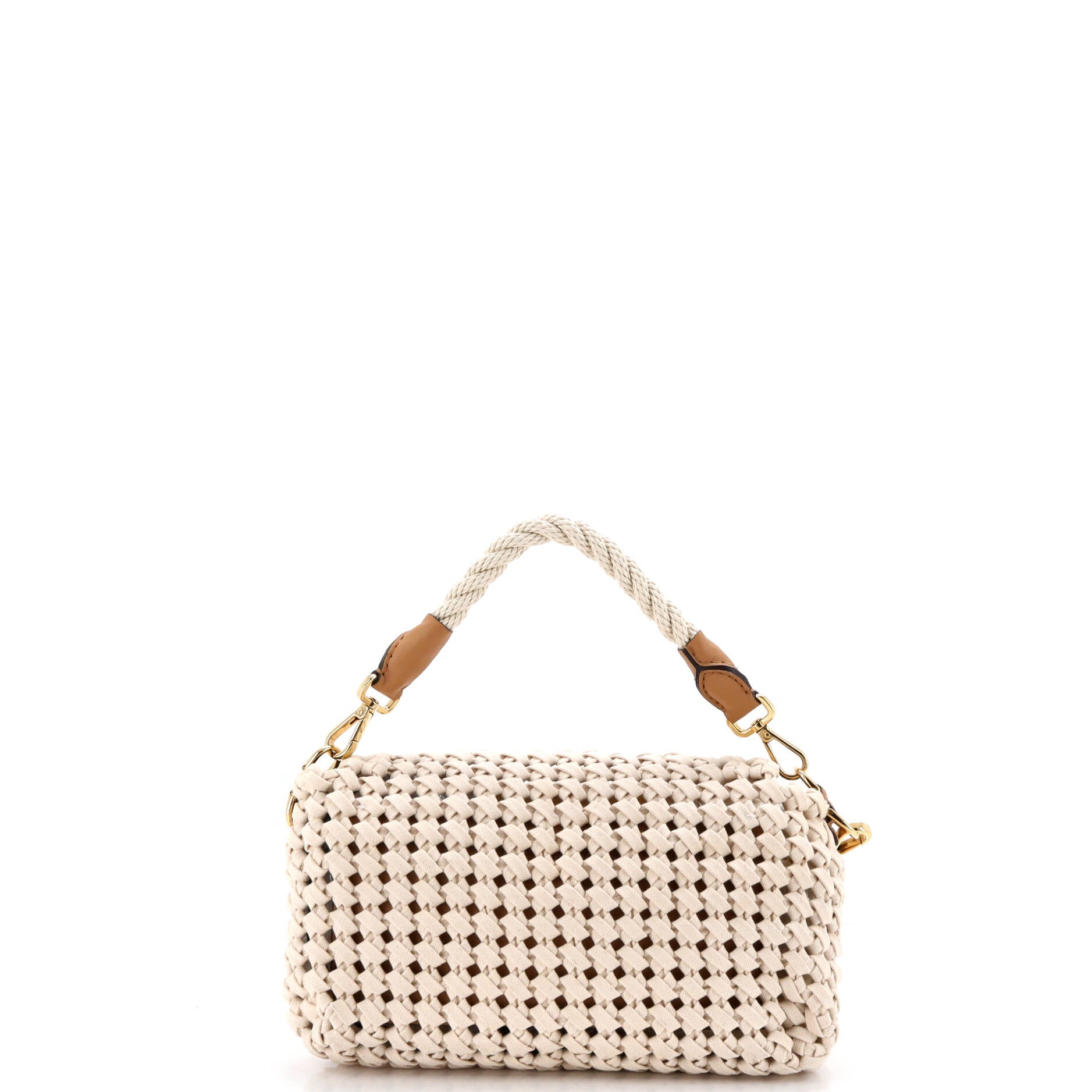 Baguette NM Bag Woven Canvas Medium