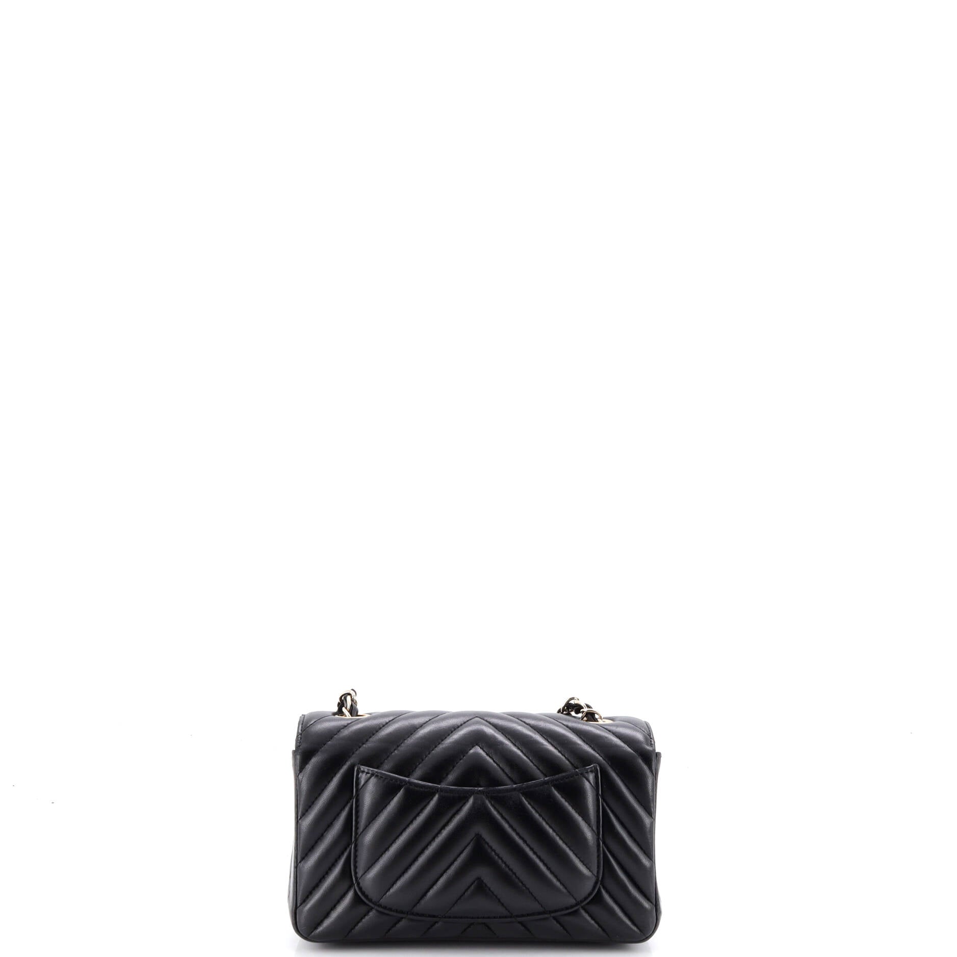 Classic Single Flap Bag Chevron Lambskin Mini
