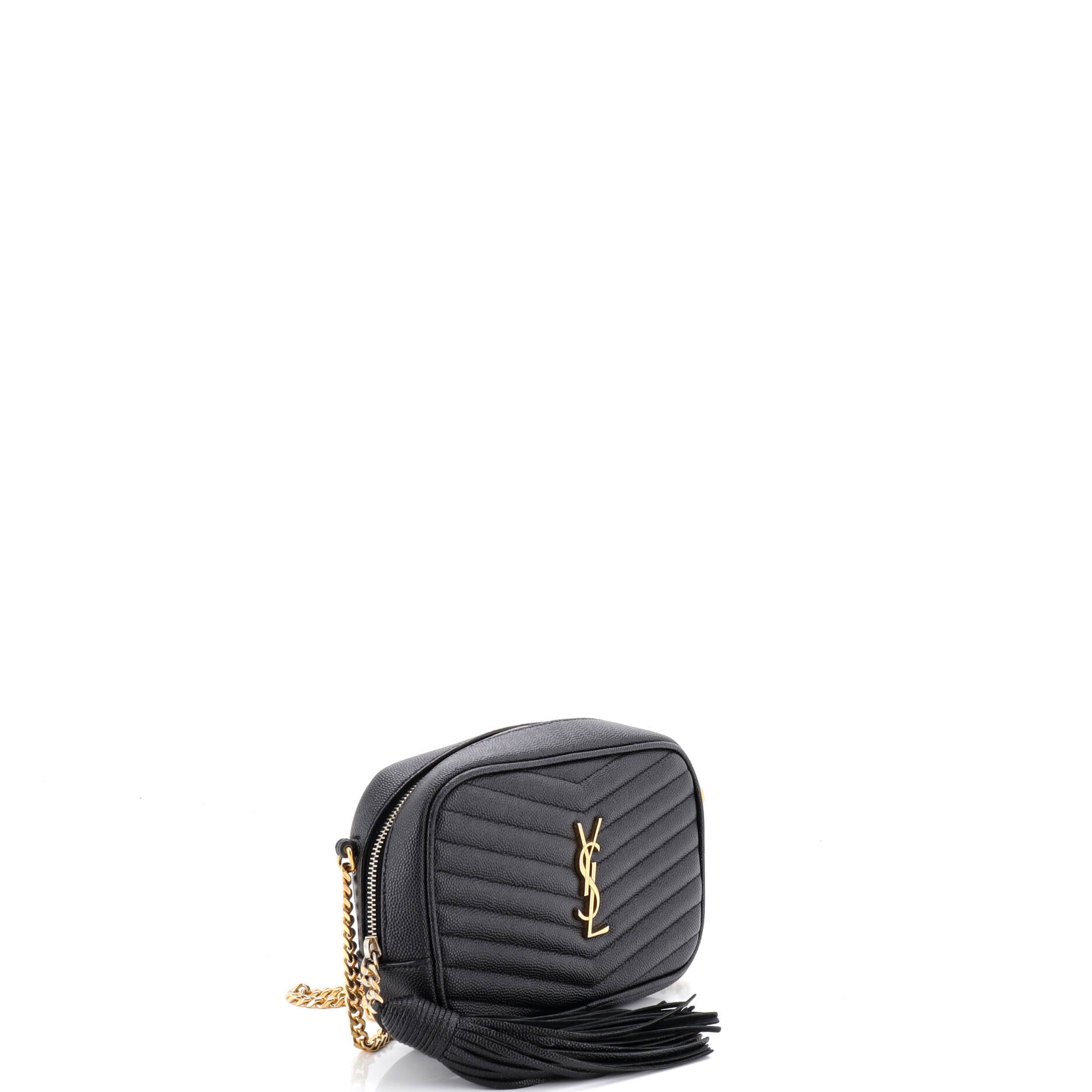 Lou Camera Bag Matelasse Chevron Leather Mini
