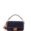 Baguette NM Bag Zucca Embroidered Denim Medium