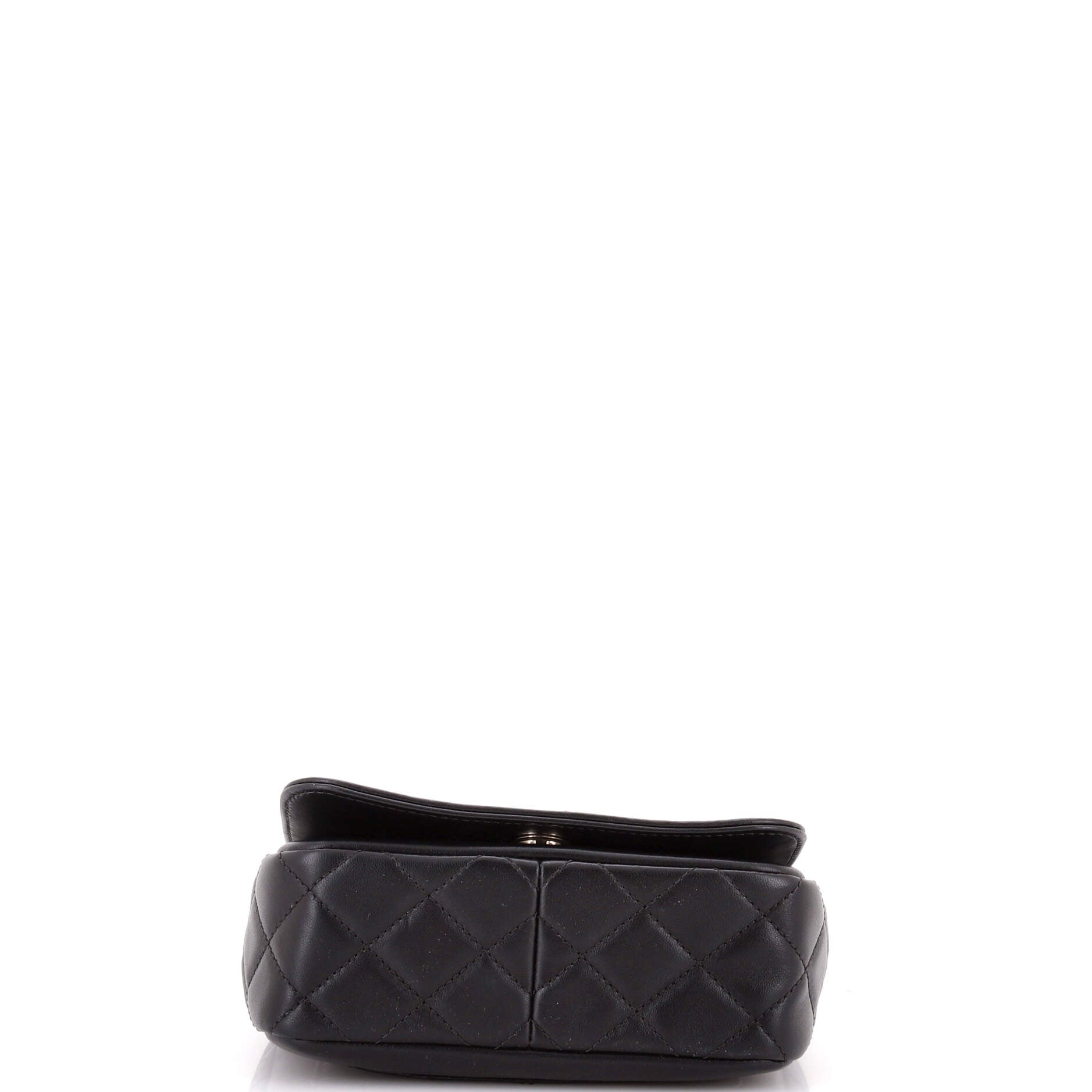 Giant Crystal CC Flap Bag Lambskin Mini