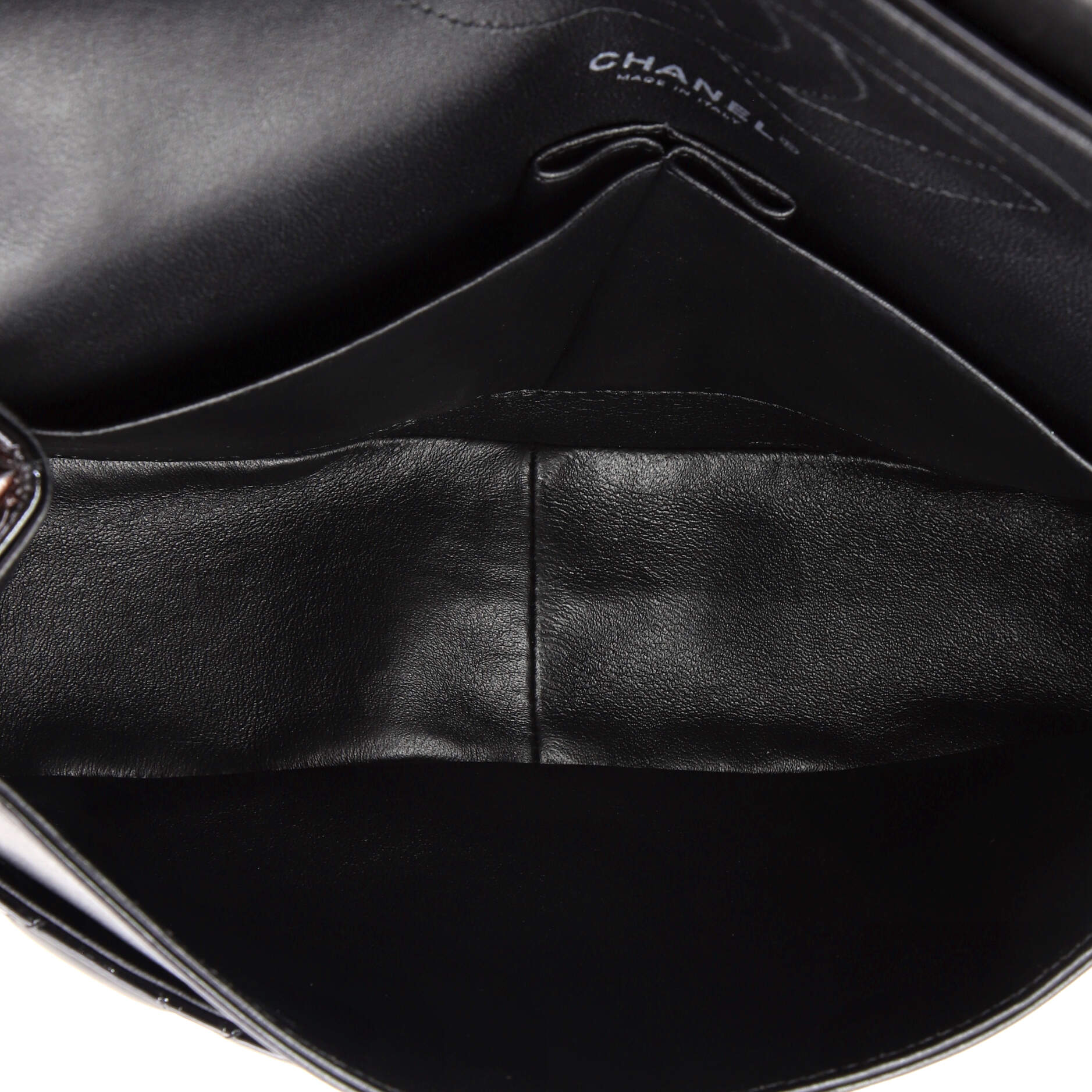 Classic Double Flap Bag Quilted Patent Jumbo